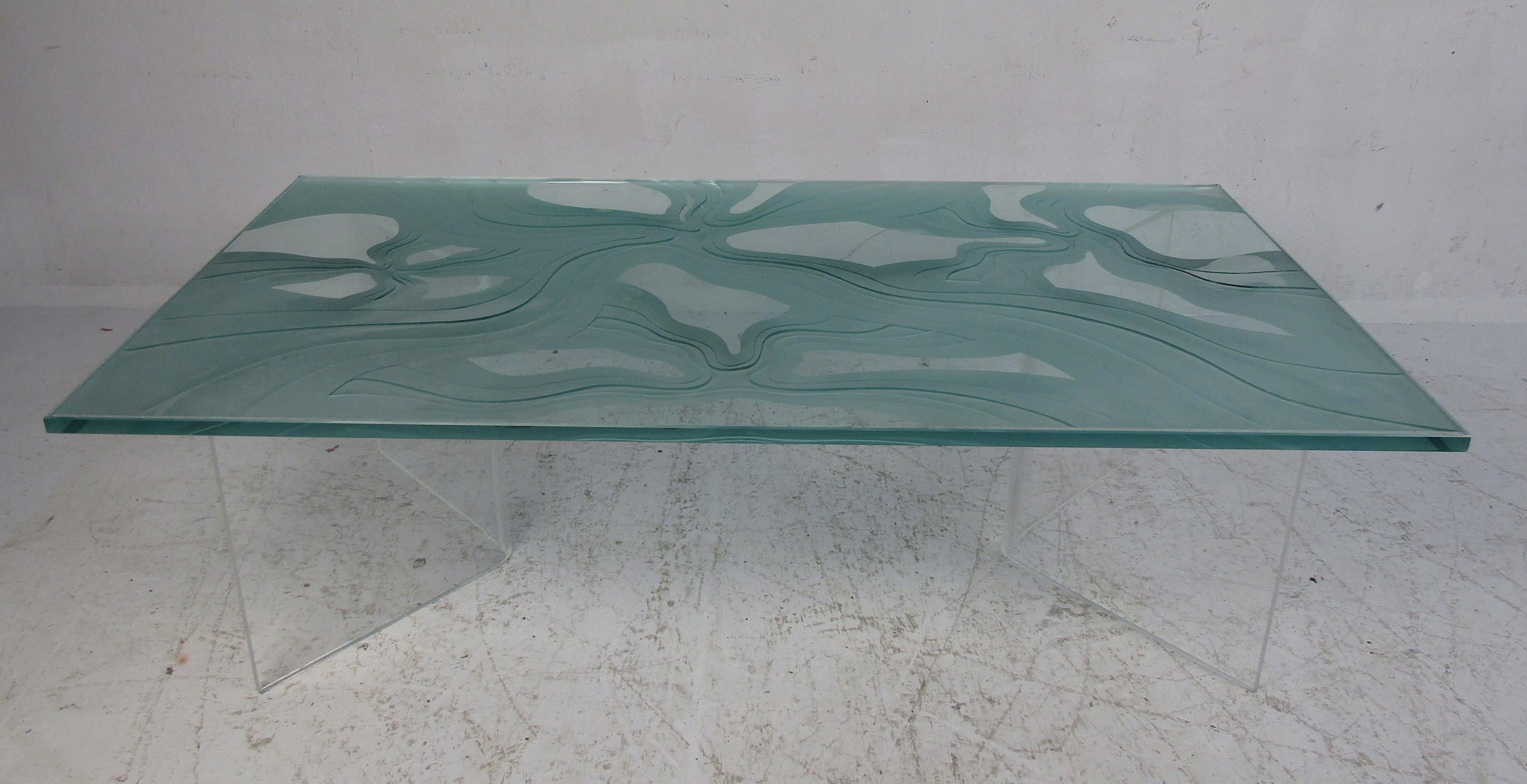 opaque glass table top