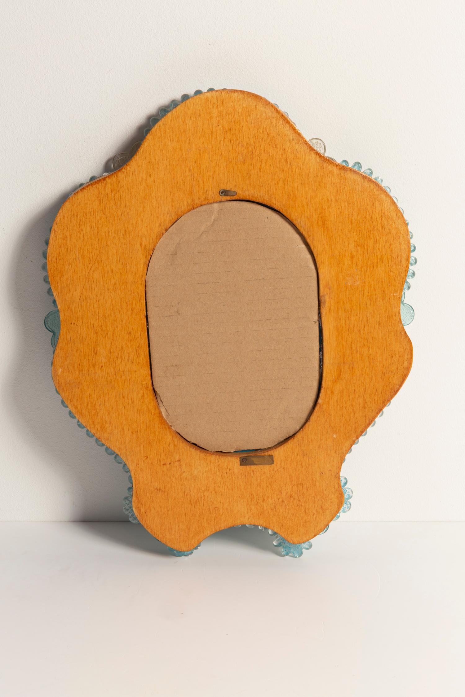 Cadre décoratif à fleurs de Murano du milieu du siècle, Italie, années 1960 en vente 3