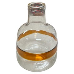 Mid Century Decorative Oversize Glass Vase 1970s