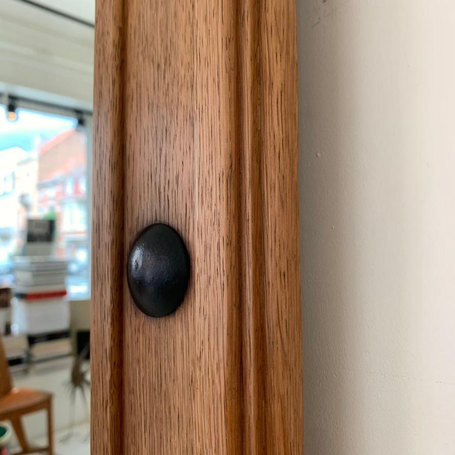 Mid-Century Decorative Wood Mirror, circa 1950, France. 2