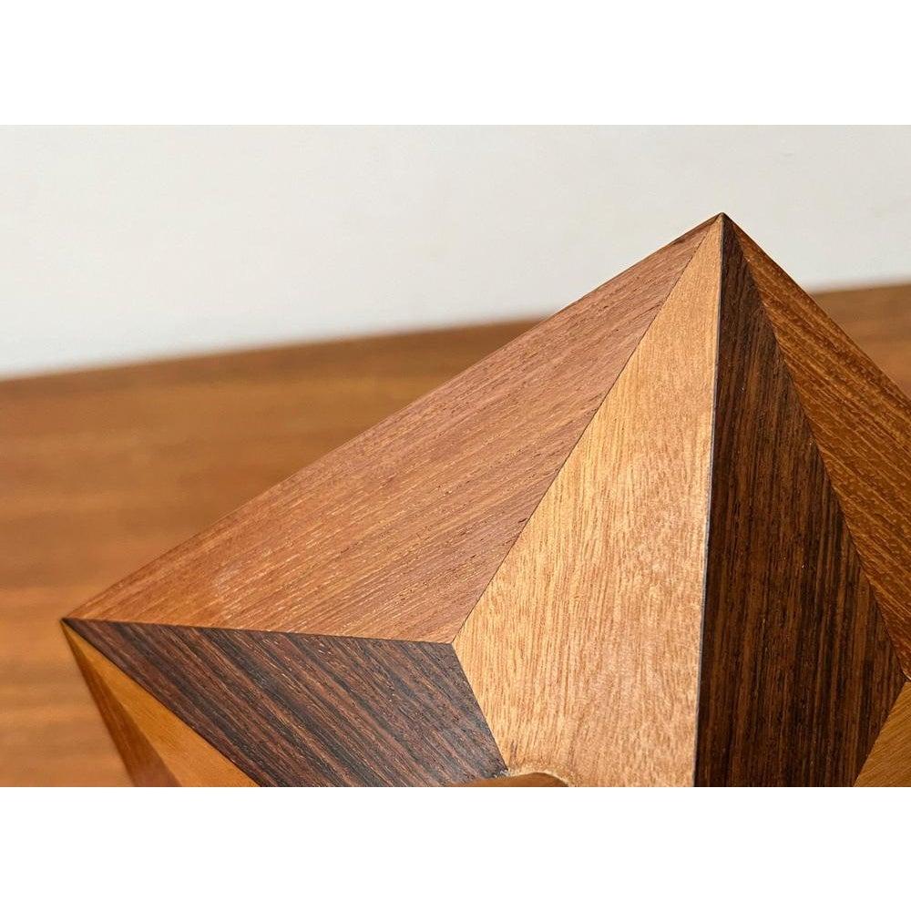 Mid-Century Decorative Wooden Tripod Bowl, 1960s For Sale 7