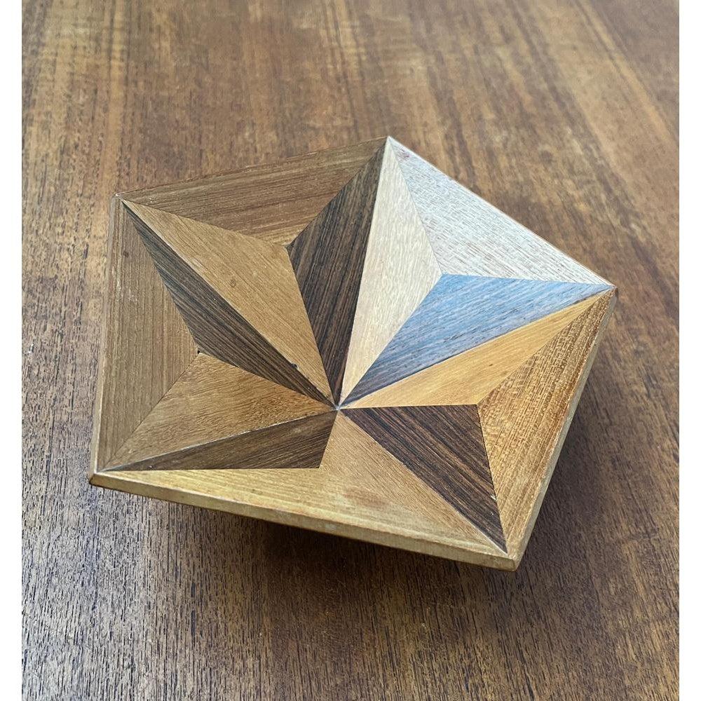 Mid-Century Decorative Wooden Tripod Bowl, 1960s For Sale 4