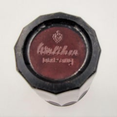 Mid Century Deep Purple Glass Vase from August Walther. 1930 - 1940