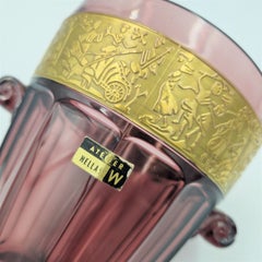 Mid Century Deep Purple Ice Cooler from August Walther. 1930 - 1940