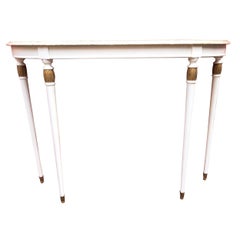 Mid-Century Demi-Lune Console Table, Italy, 1950