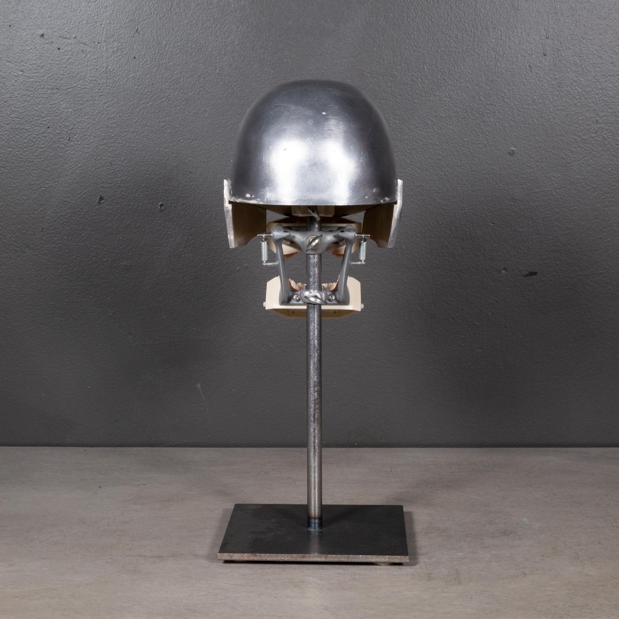 Mid-century Dental Phantom Head Model on Custom Stand c.1960s  (FREE SHIPPING) In Good Condition For Sale In San Francisco, CA