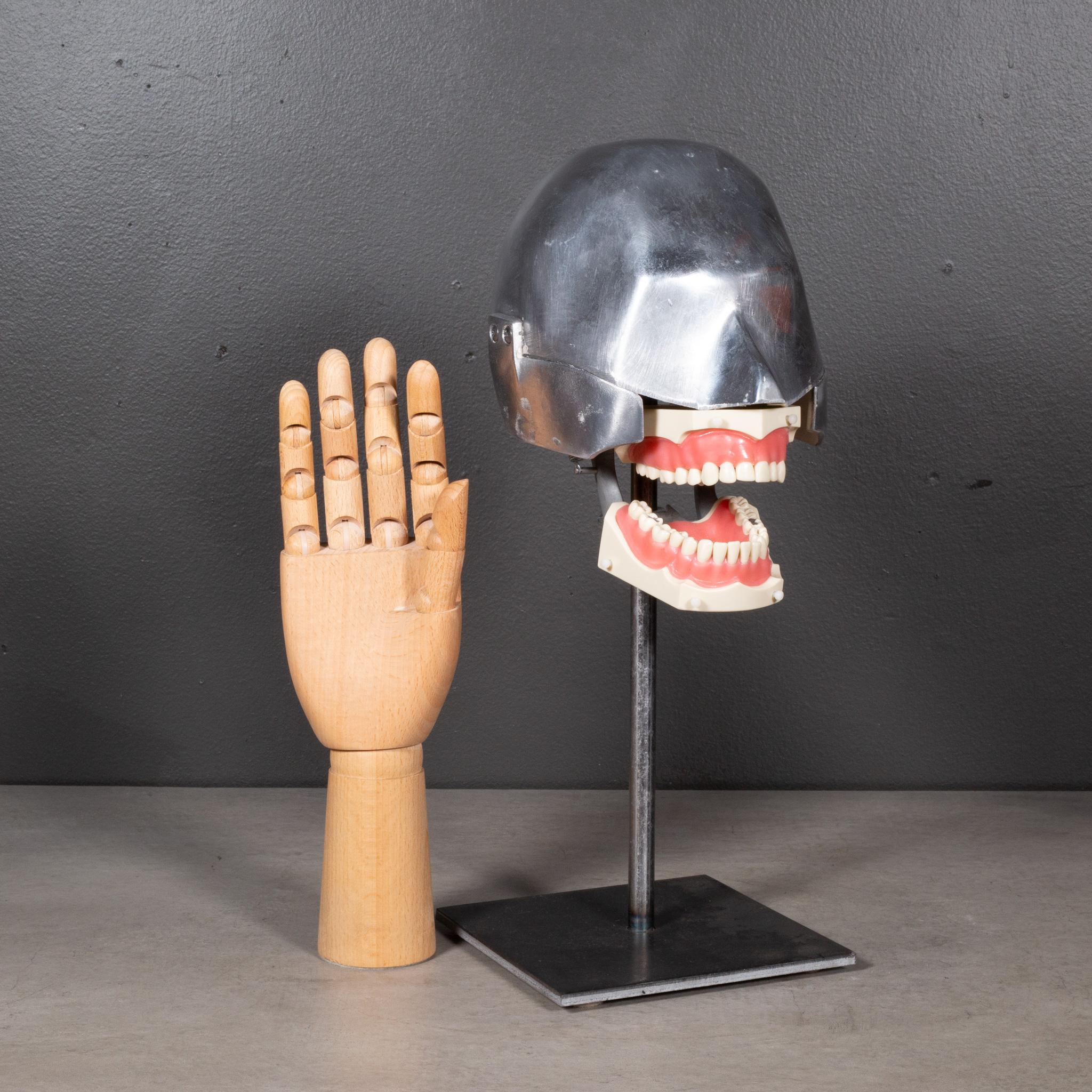 Mid-century Dental Phantom Head Model on Custom Stand c.1960s  (FREE SHIPPING) For Sale 1