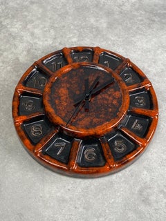 Mid-century desgin wall clock by Tófej