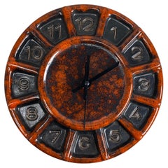 Mid-century desgin wall clock by Tófej