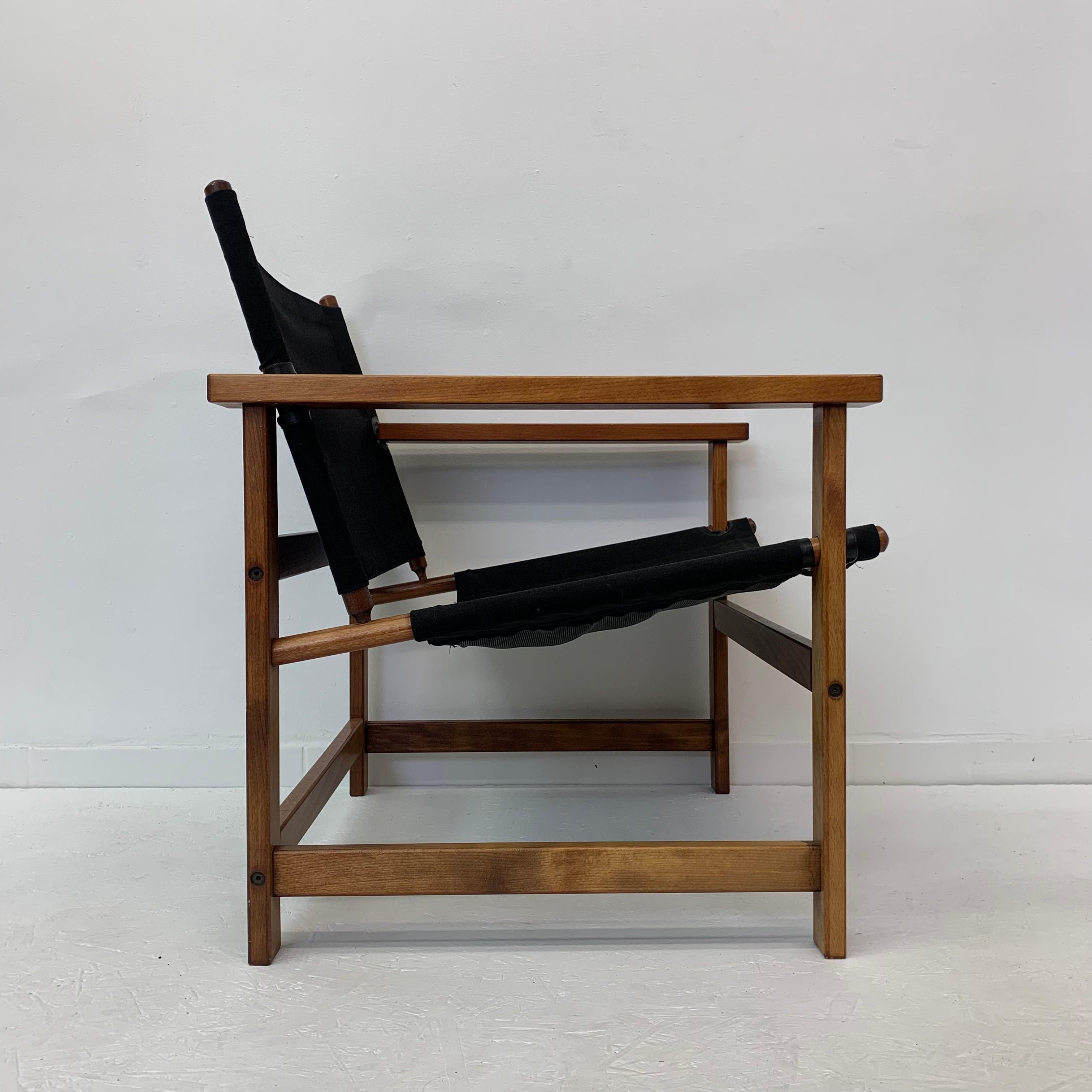 Mid-Century Desgn Safari Chair by Hyllinge Møbler Denmark, 1970’s For Sale 2
