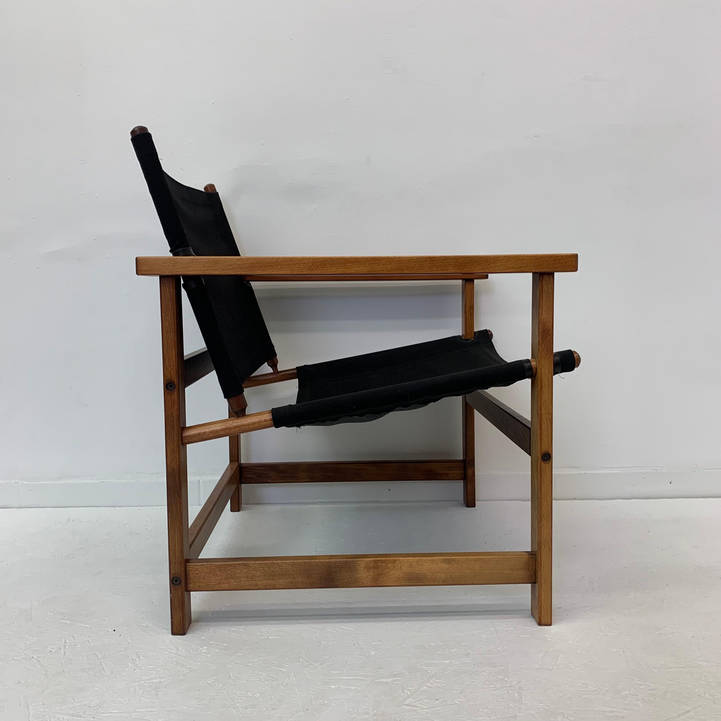 Mid-Century Desgn Safari Chair by Hyllinge Møbler Denmark, 1970’s For Sale 3