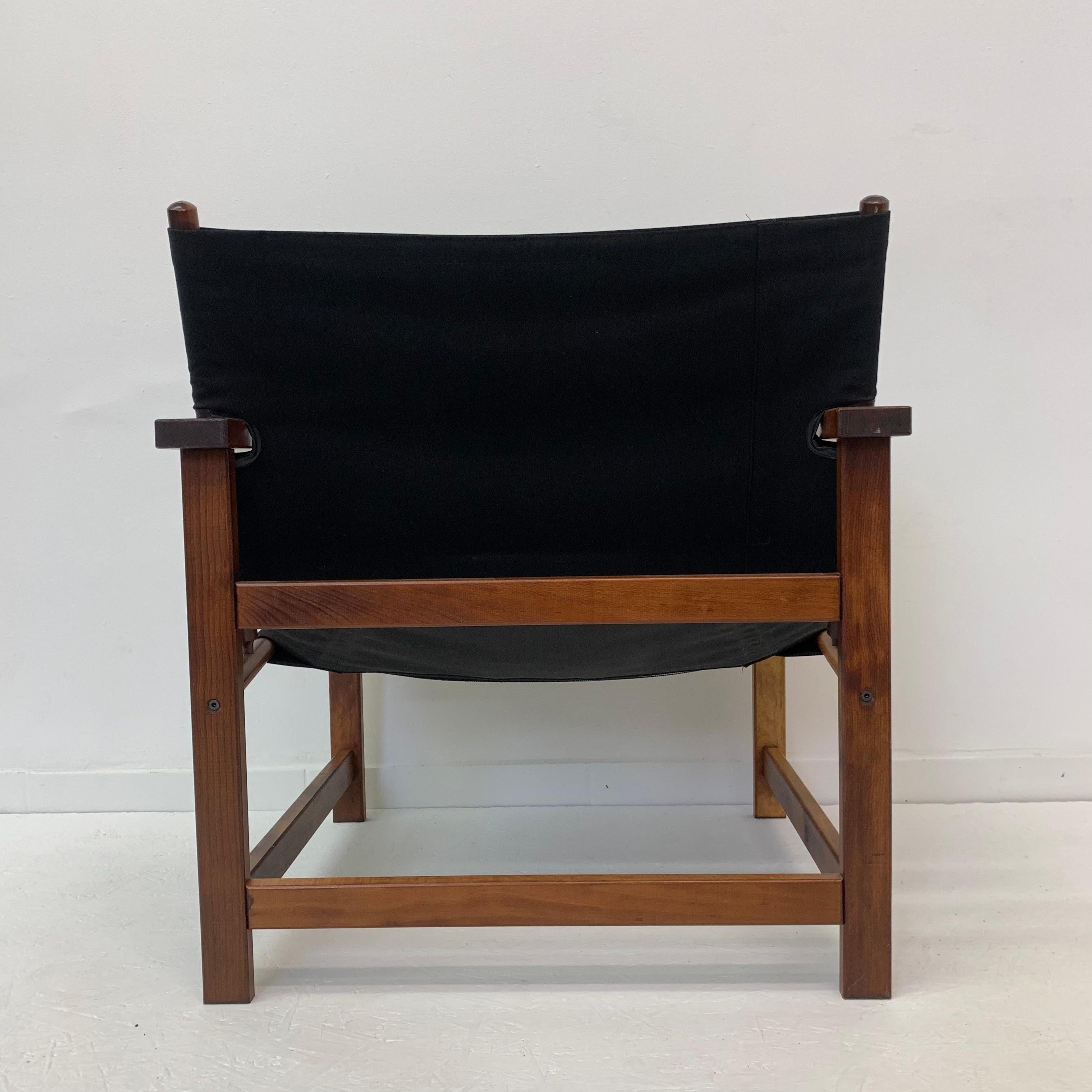 Mid-Century Desgn Safari Chair by Hyllinge Møbler Denmark, 1970’s For Sale 6