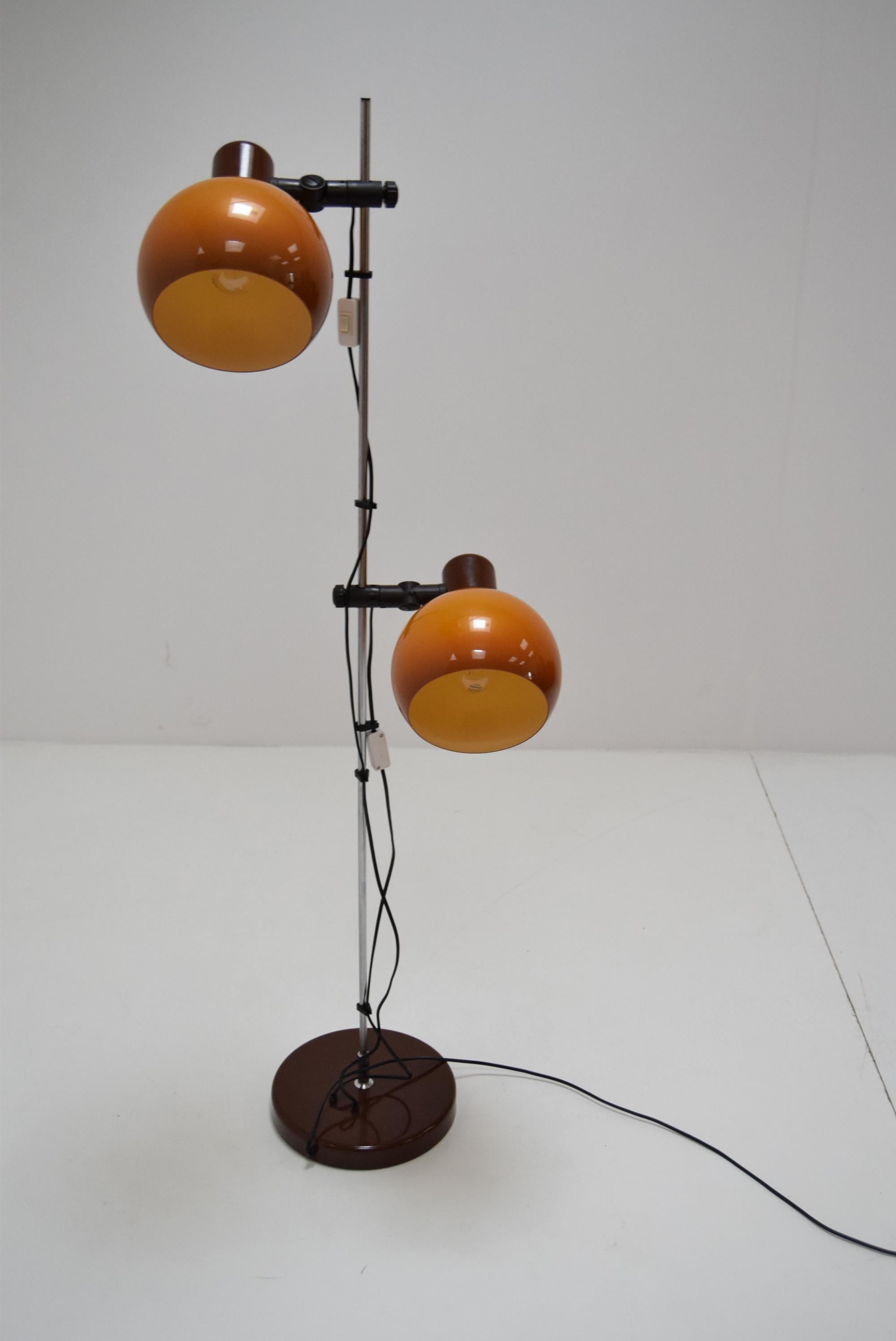 Czech Midcentury Design Adjustable Floor Lamp, 1960s
