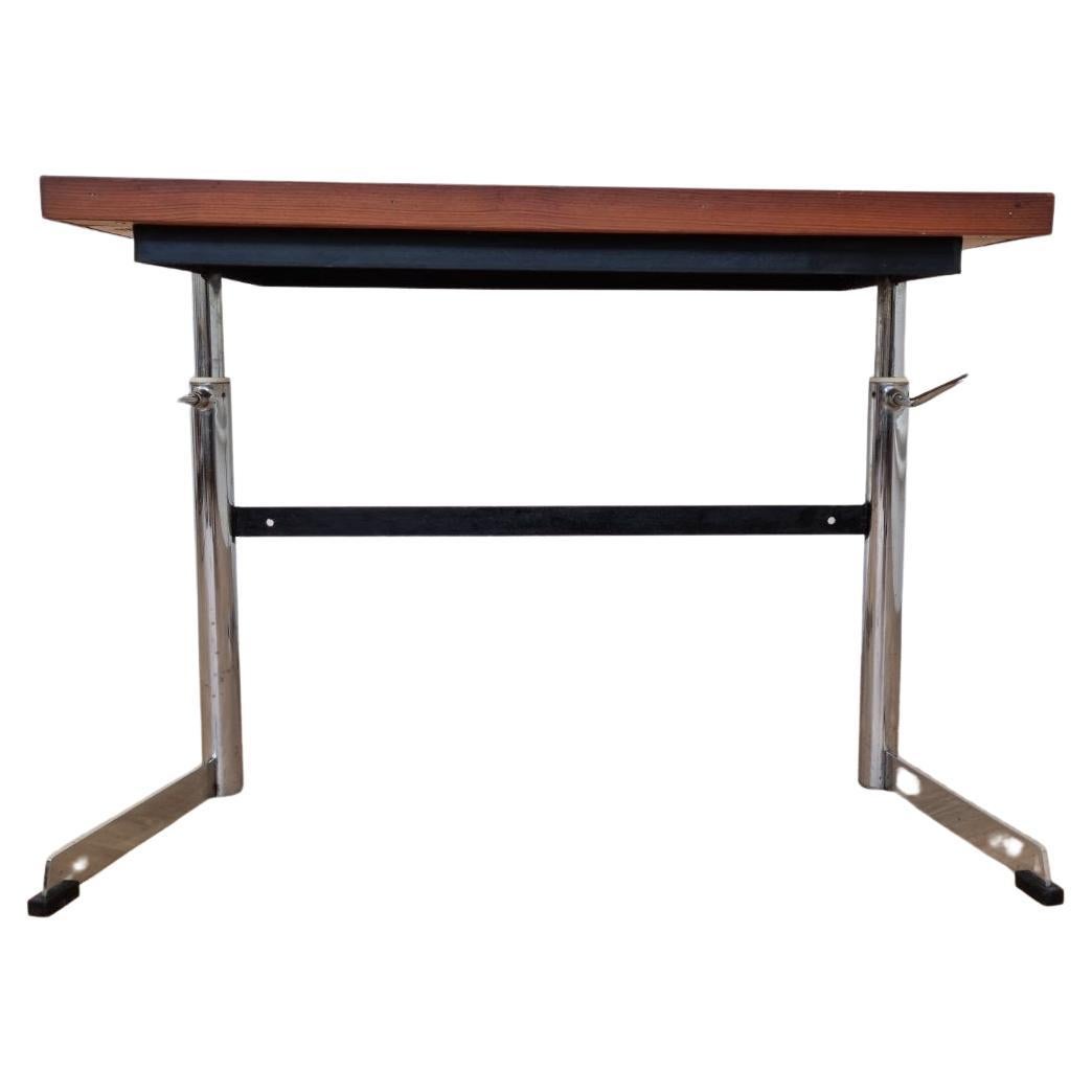 Midcentury Design Adjustable Table, 1970s / Czechoslovakia For Sale