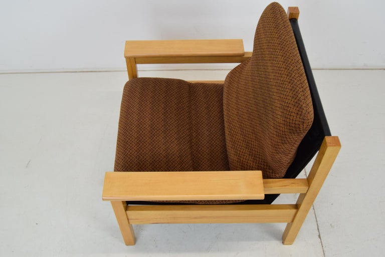 MidCentury Design Armchair, Czechoslovakia, 1970's For Sale at 1stDibs