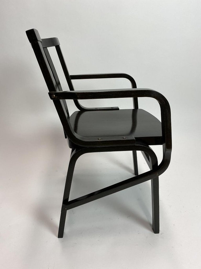 MidCentury Design Black Armchairs For Sale at 1stDibs