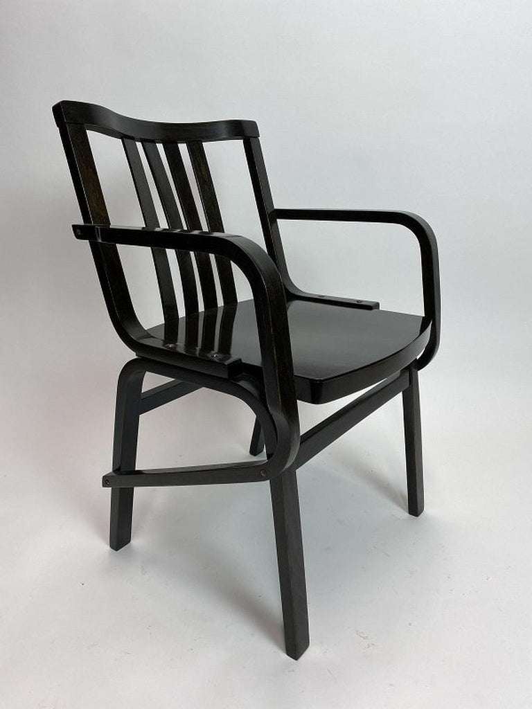 MidCentury Design Black Armchairs For Sale at 1stDibs