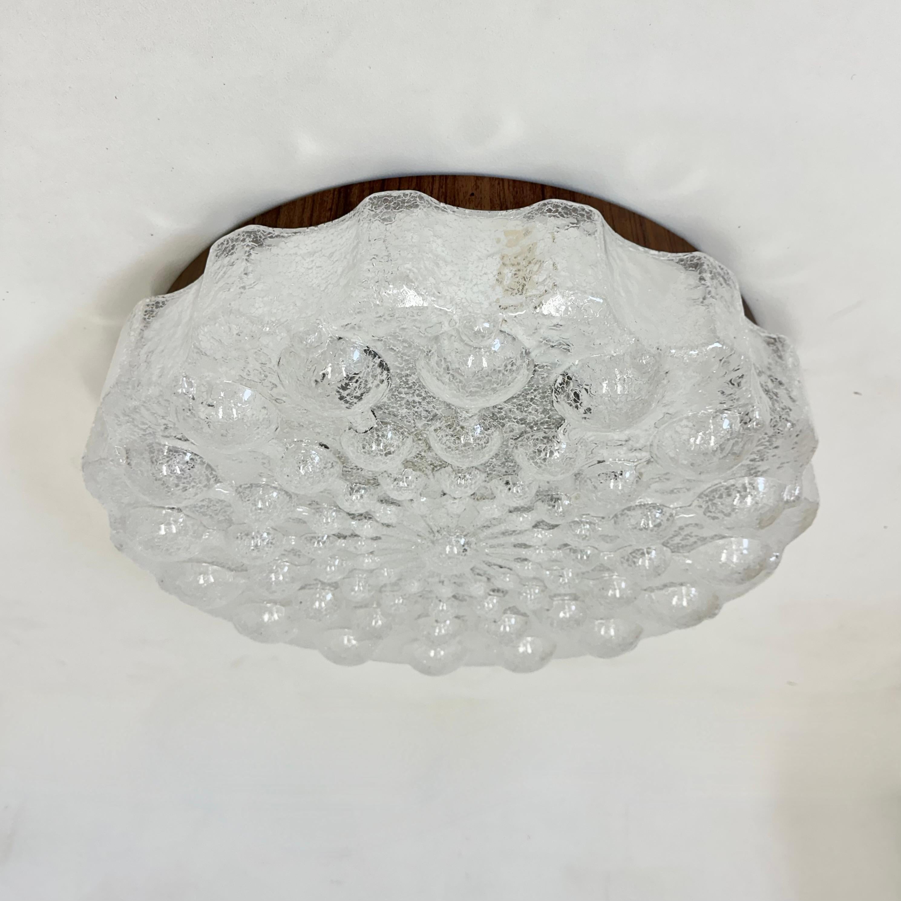 Lampada da soffitto a incasso dal design di metà secolo, anni '70 in vendita 5