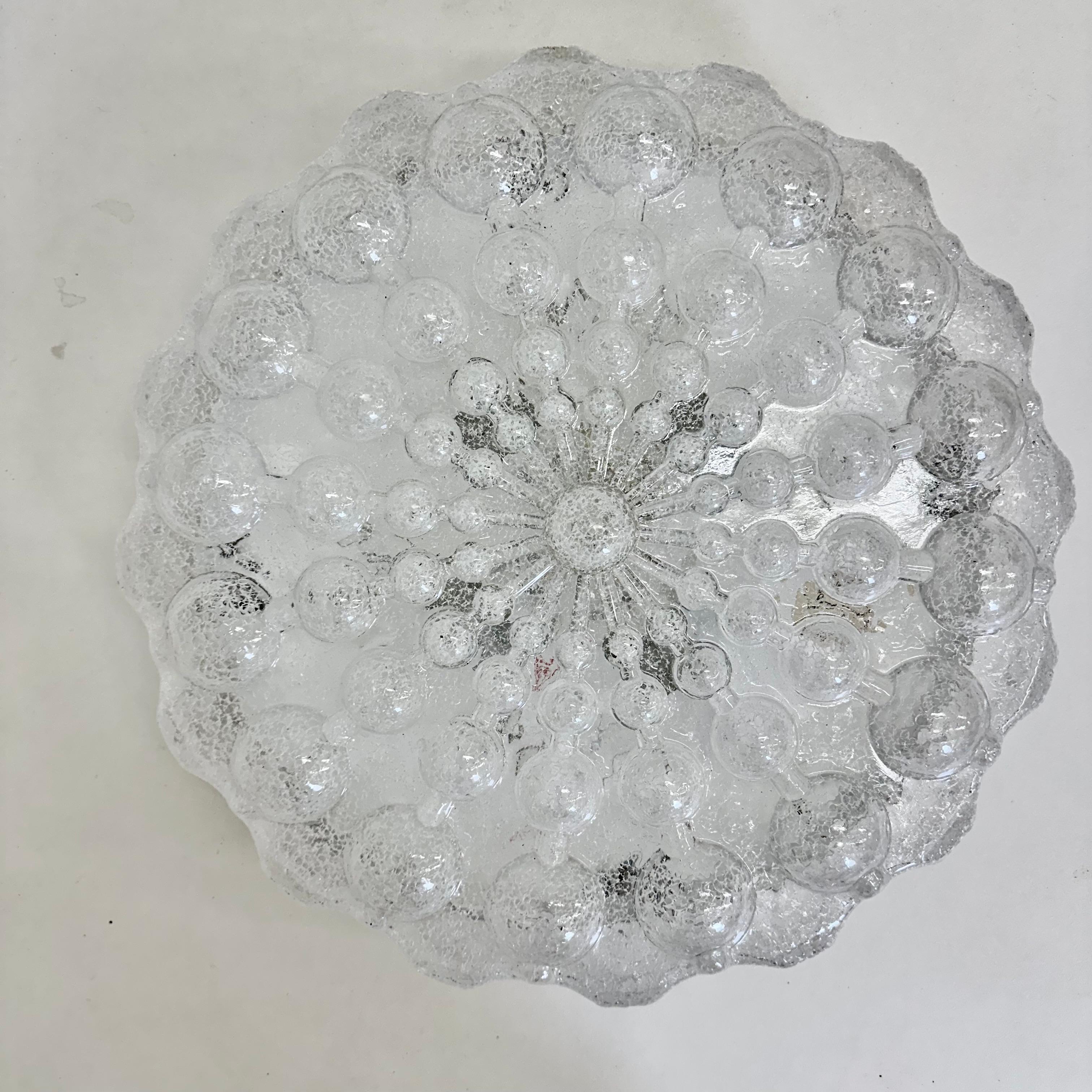 Lampada da soffitto a incasso dal design di metà secolo, anni '70 in vendita 7