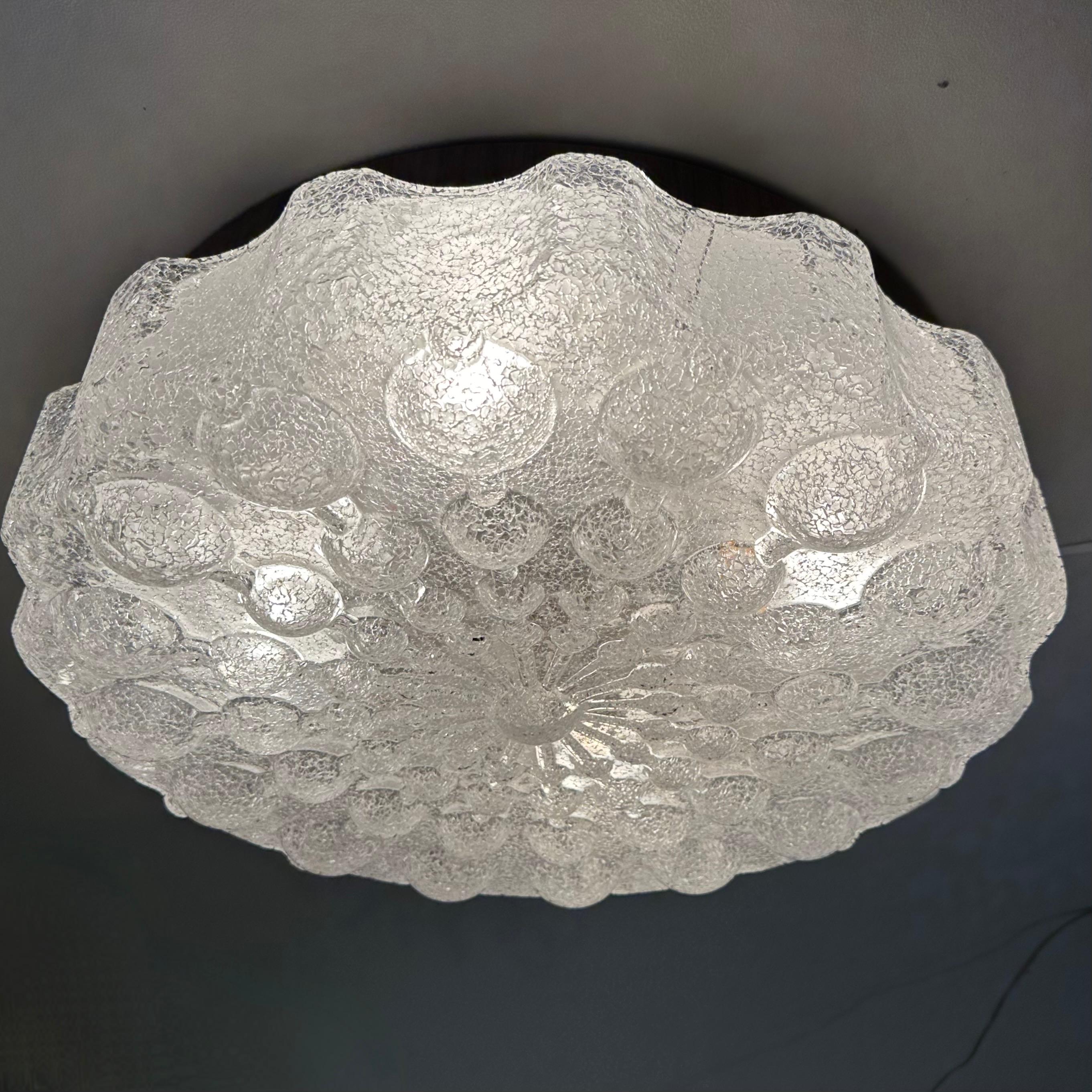 Mid-Century moderno Lampada da soffitto a incasso dal design di metà secolo, anni '70 in vendita