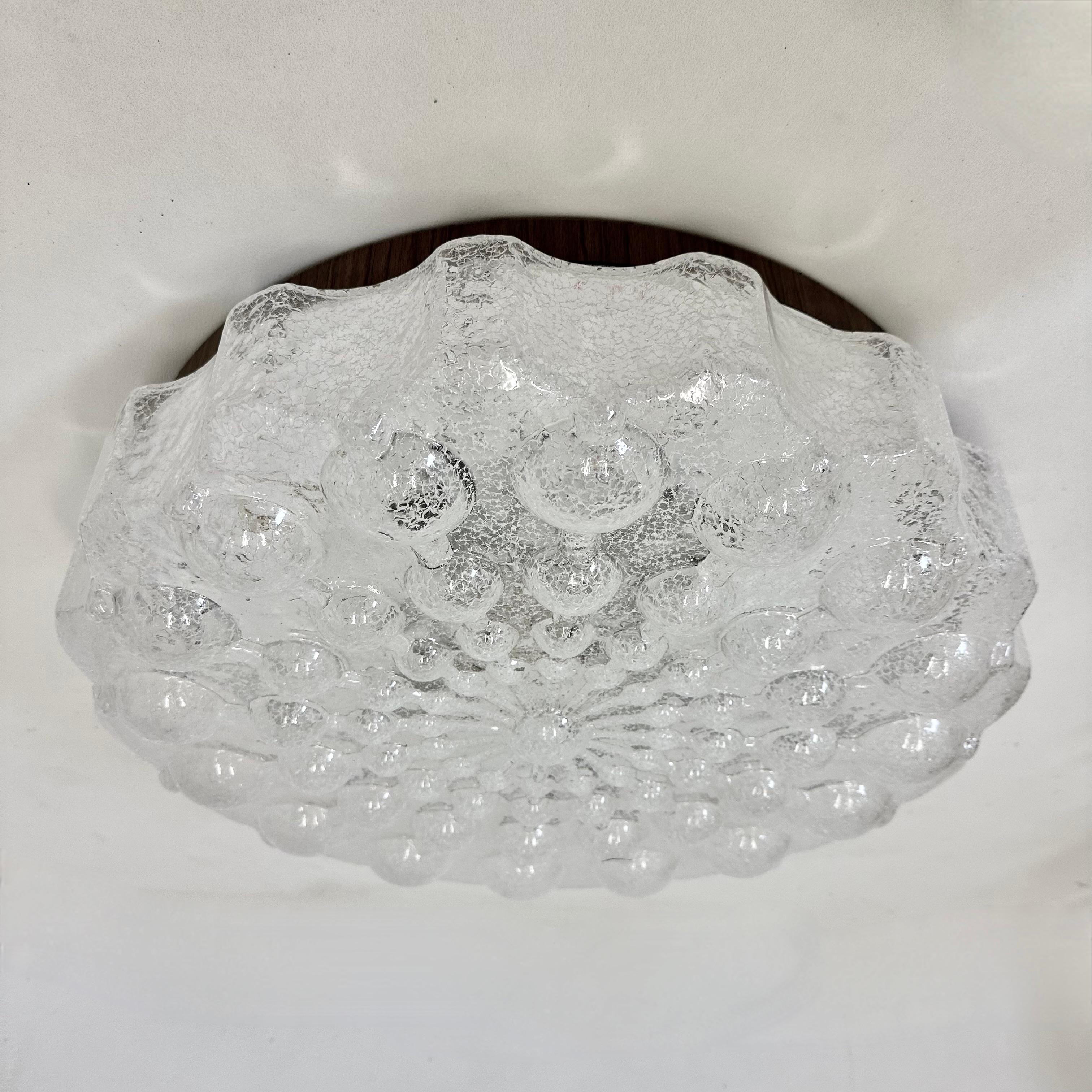 Tedesco Lampada da soffitto a incasso dal design di metà secolo, anni '70 in vendita