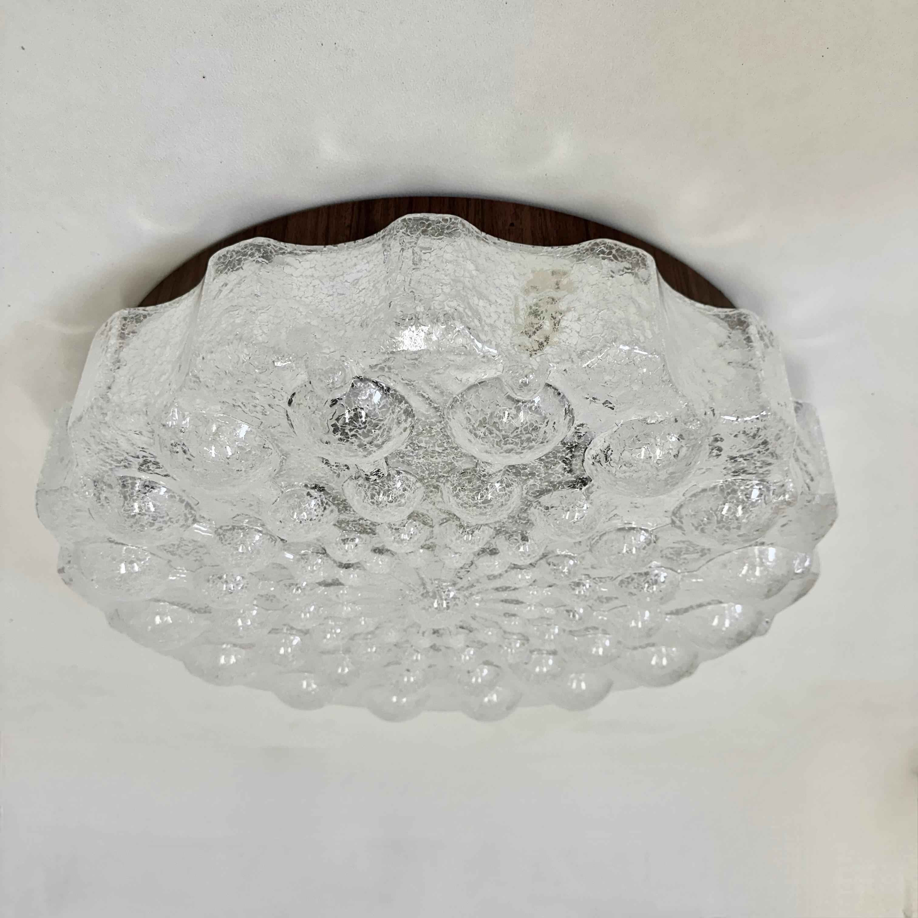 Lampada da soffitto a incasso dal design di metà secolo, anni '70 In condizioni ottime in vendita a Delft, NL