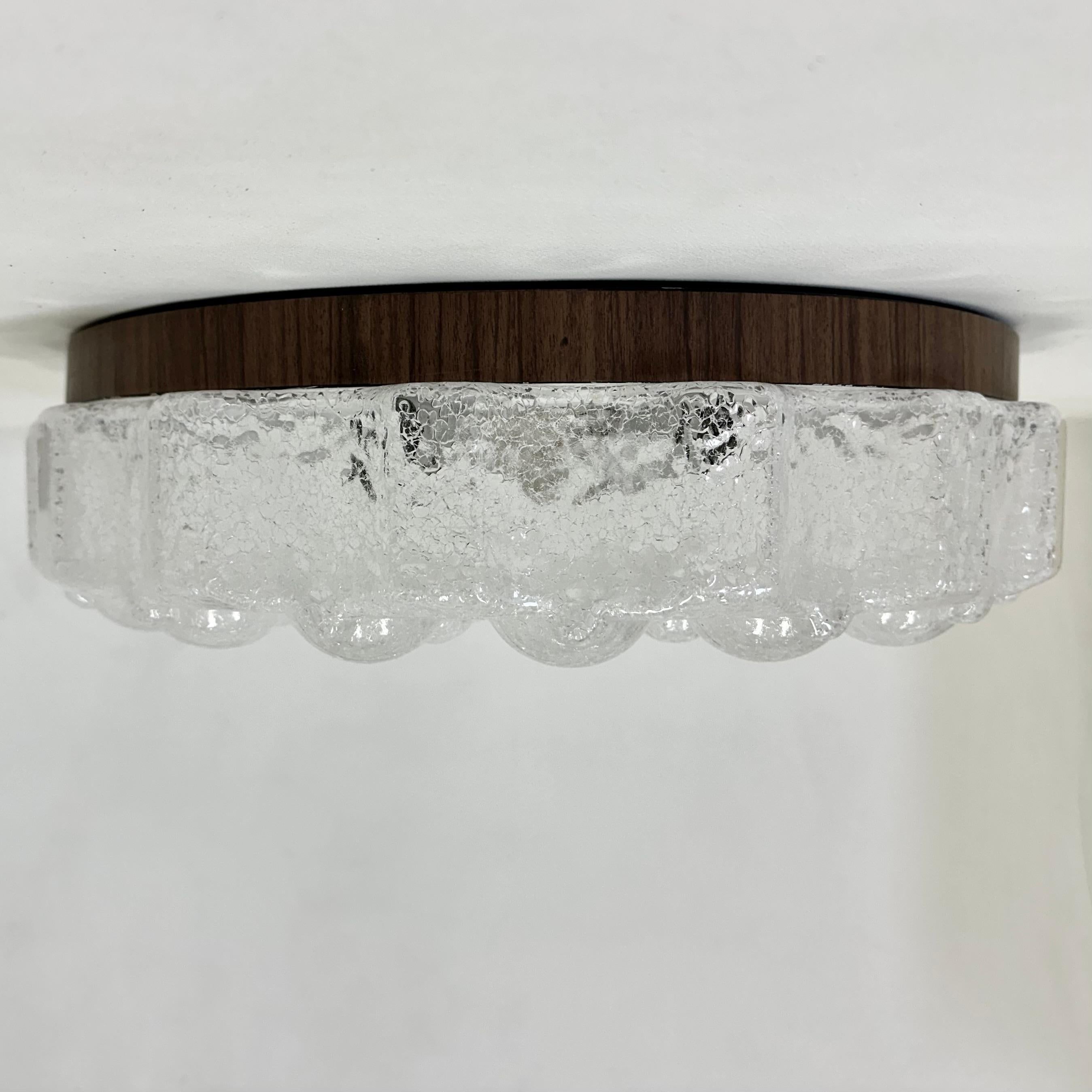 Fine XX secolo Lampada da soffitto a incasso dal design di metà secolo, anni '70 in vendita