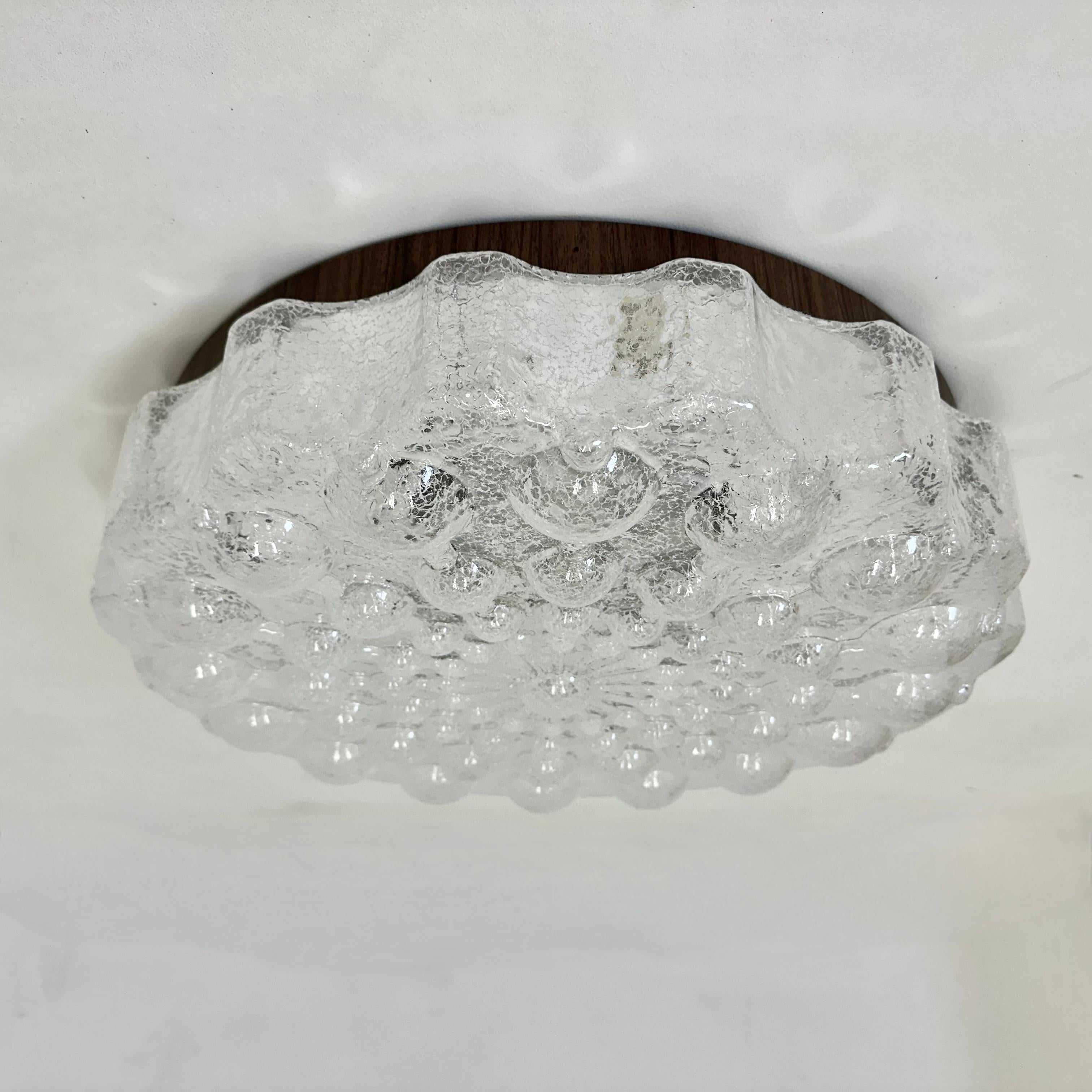 Metallo Lampada da soffitto a incasso dal design di metà secolo, anni '70 in vendita