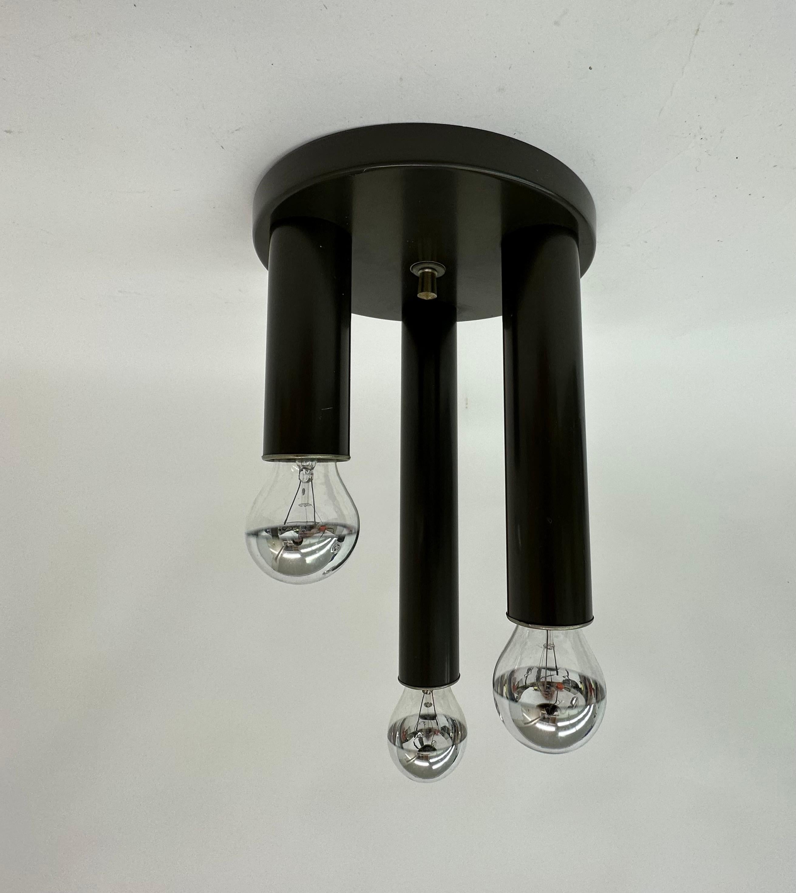 Mid Century design ceiling lamp flush mount  , 1970’s For Sale 2