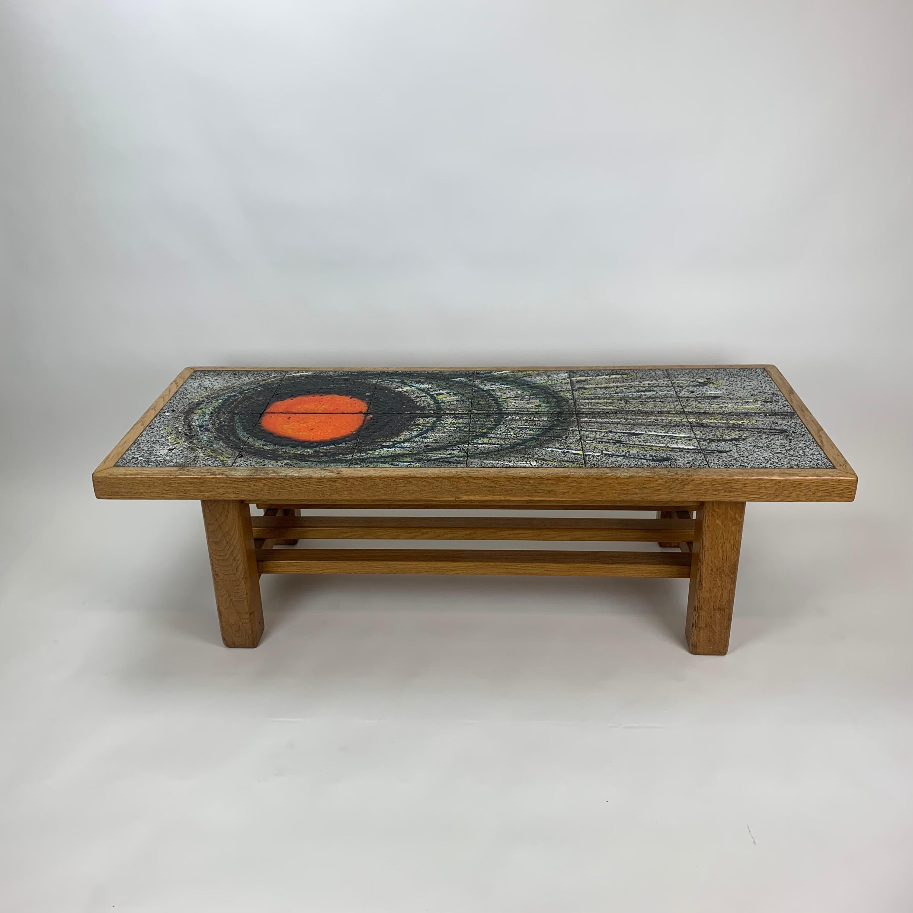 Table basse en céramique, design du milieu du siècle, années 1970 en vente 6
