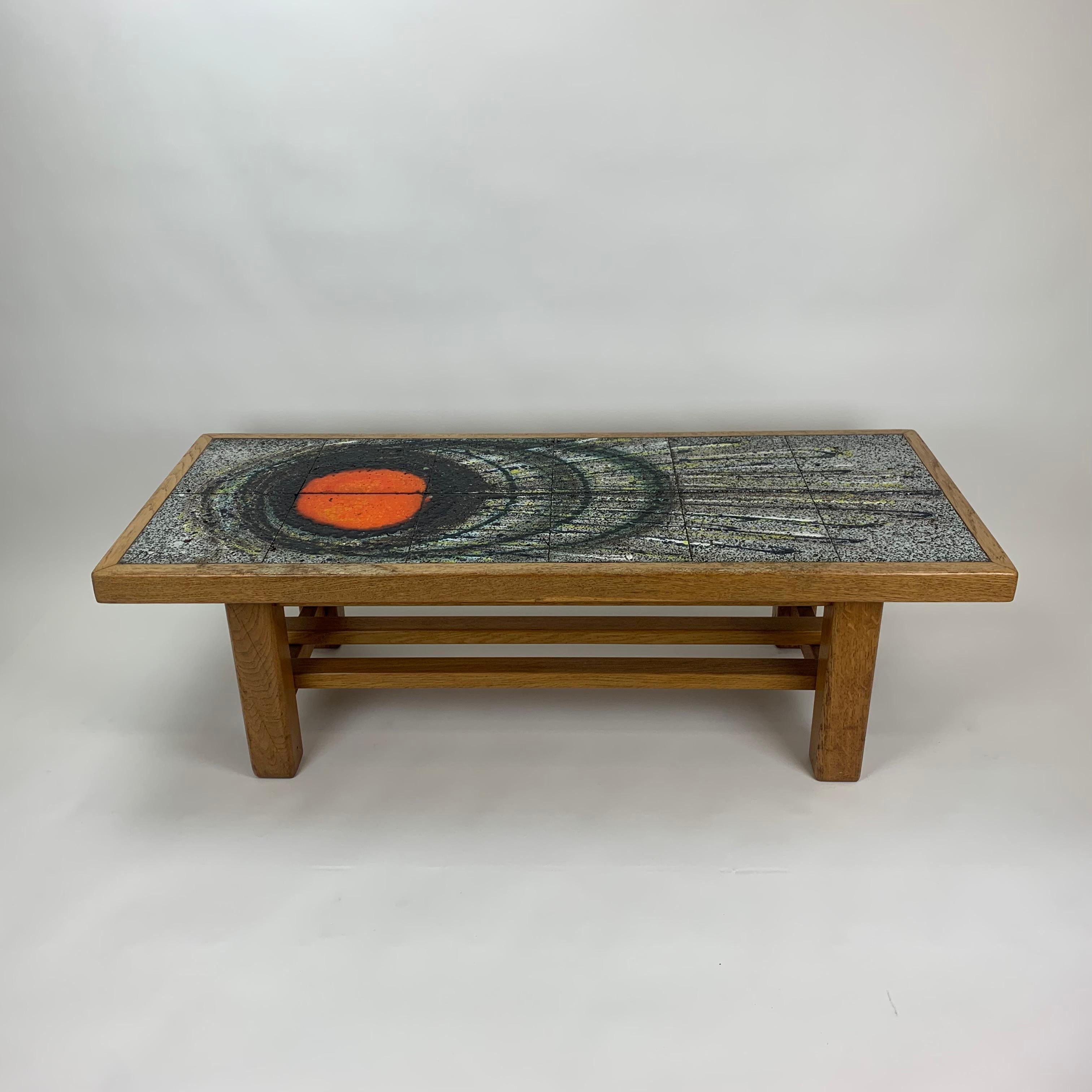 Table basse en céramique, design du milieu du siècle, années 1970 en vente 7