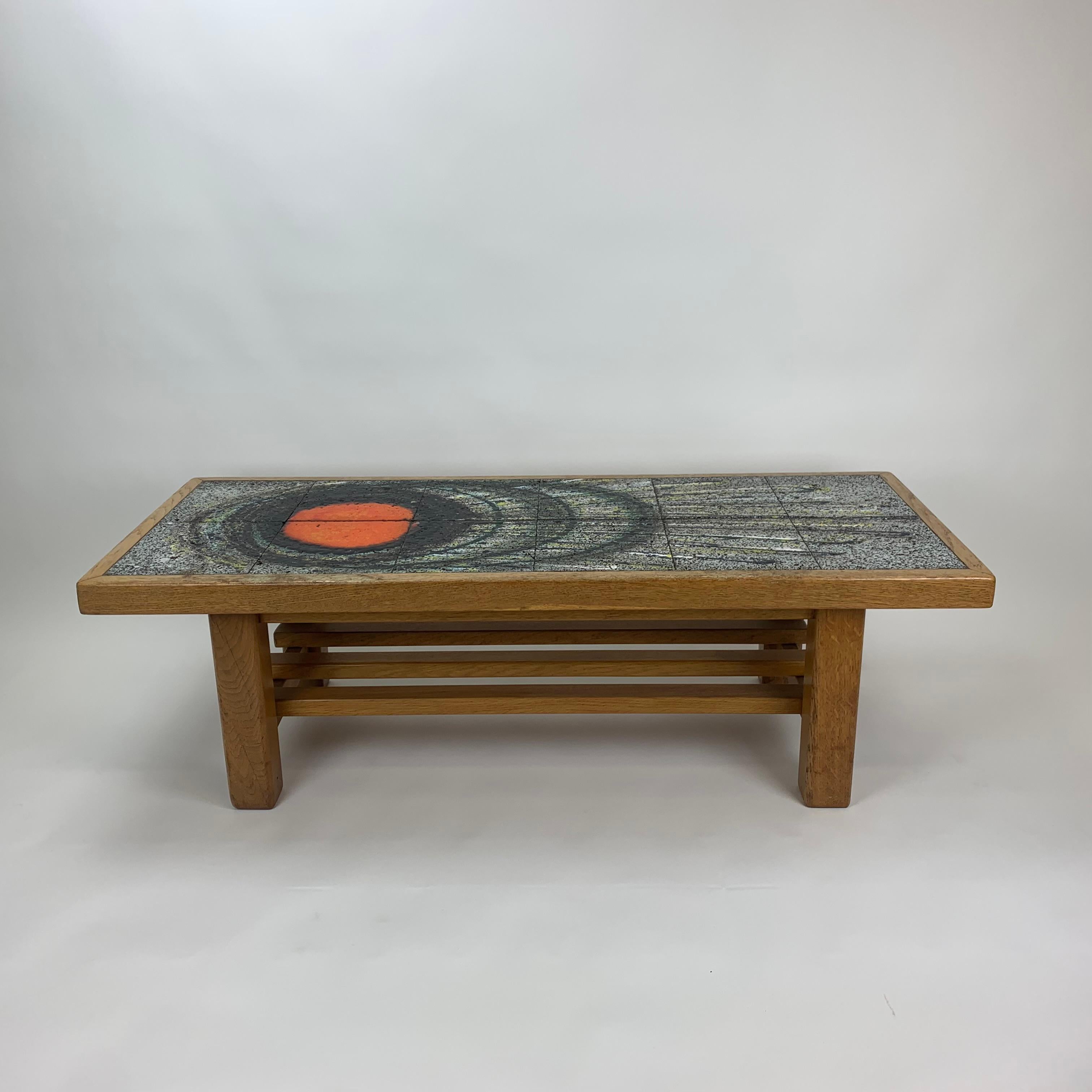 Table basse en céramique, design du milieu du siècle, années 1970 en vente 8