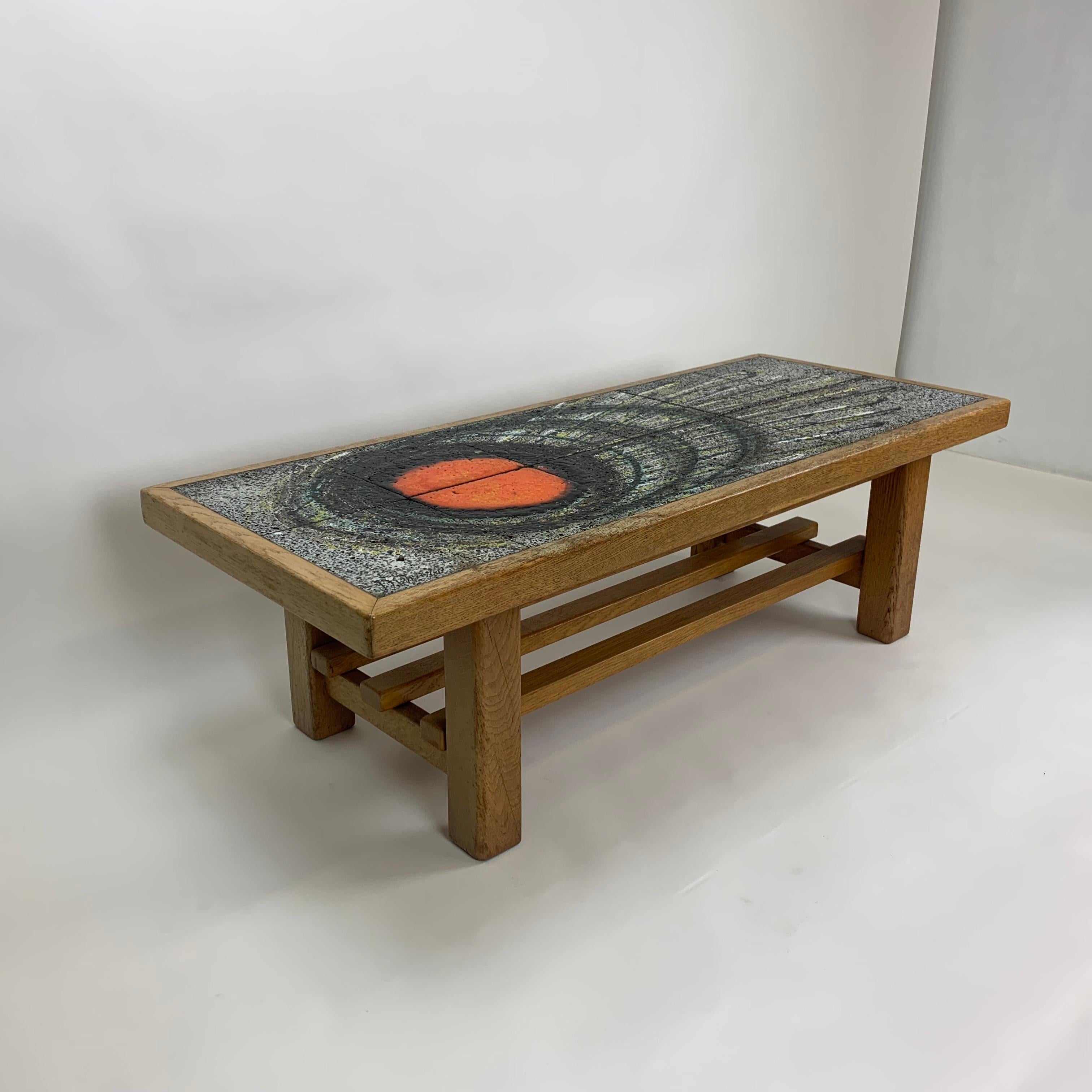 Table basse en céramique, design du milieu du siècle, années 1970 en vente 11
