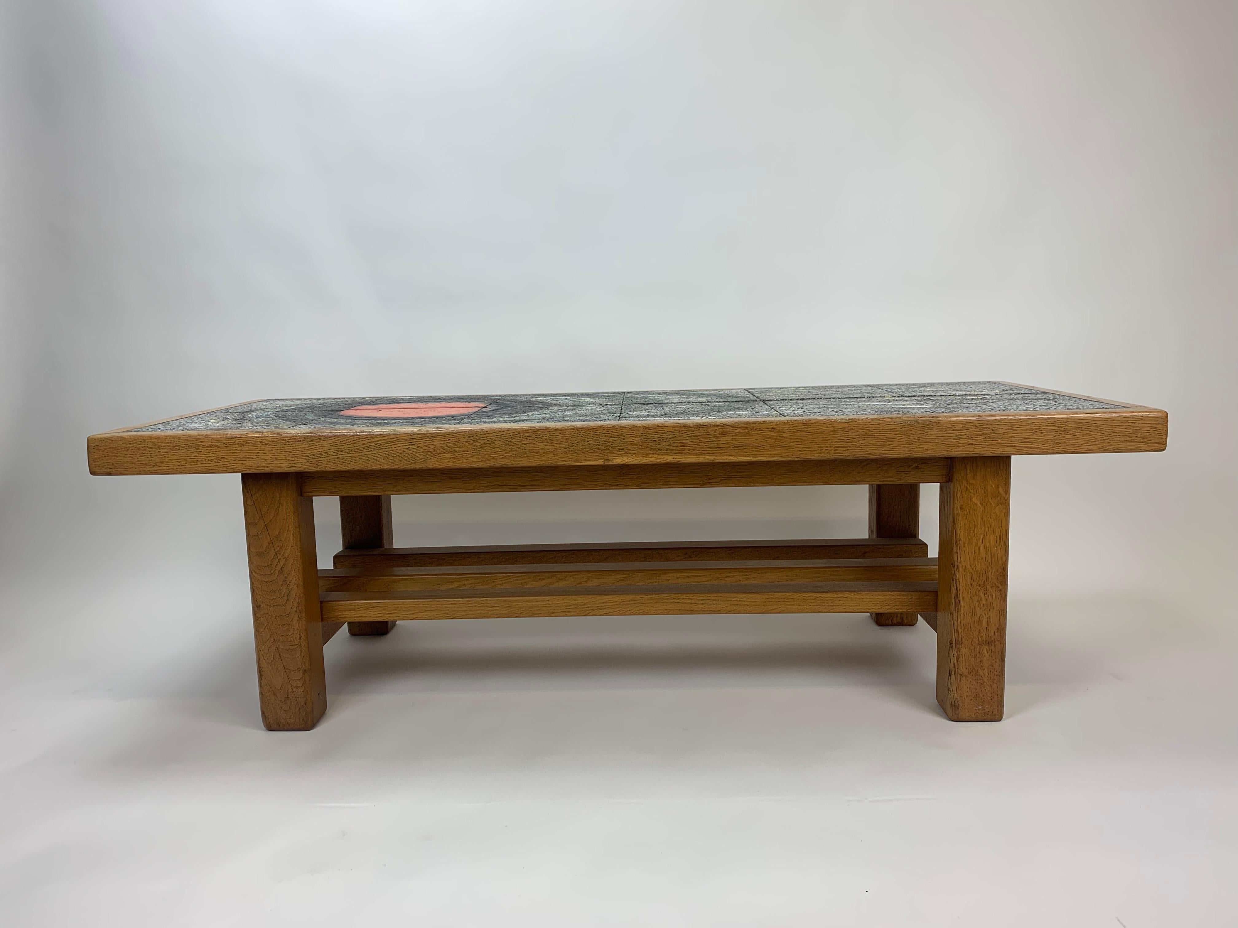 Allemand Table basse en céramique, design du milieu du siècle, années 1970 en vente