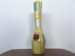 Keramikvase im Midcentury Design von Ditmar Urbach:: ca. 1960er Jahre