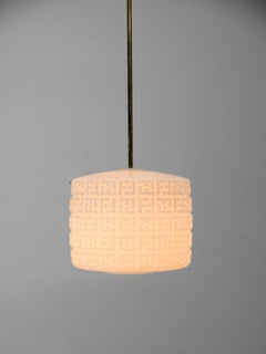 Mid-Century Design Chandelier, Czechoslovakia, 1960s, Two Items Available