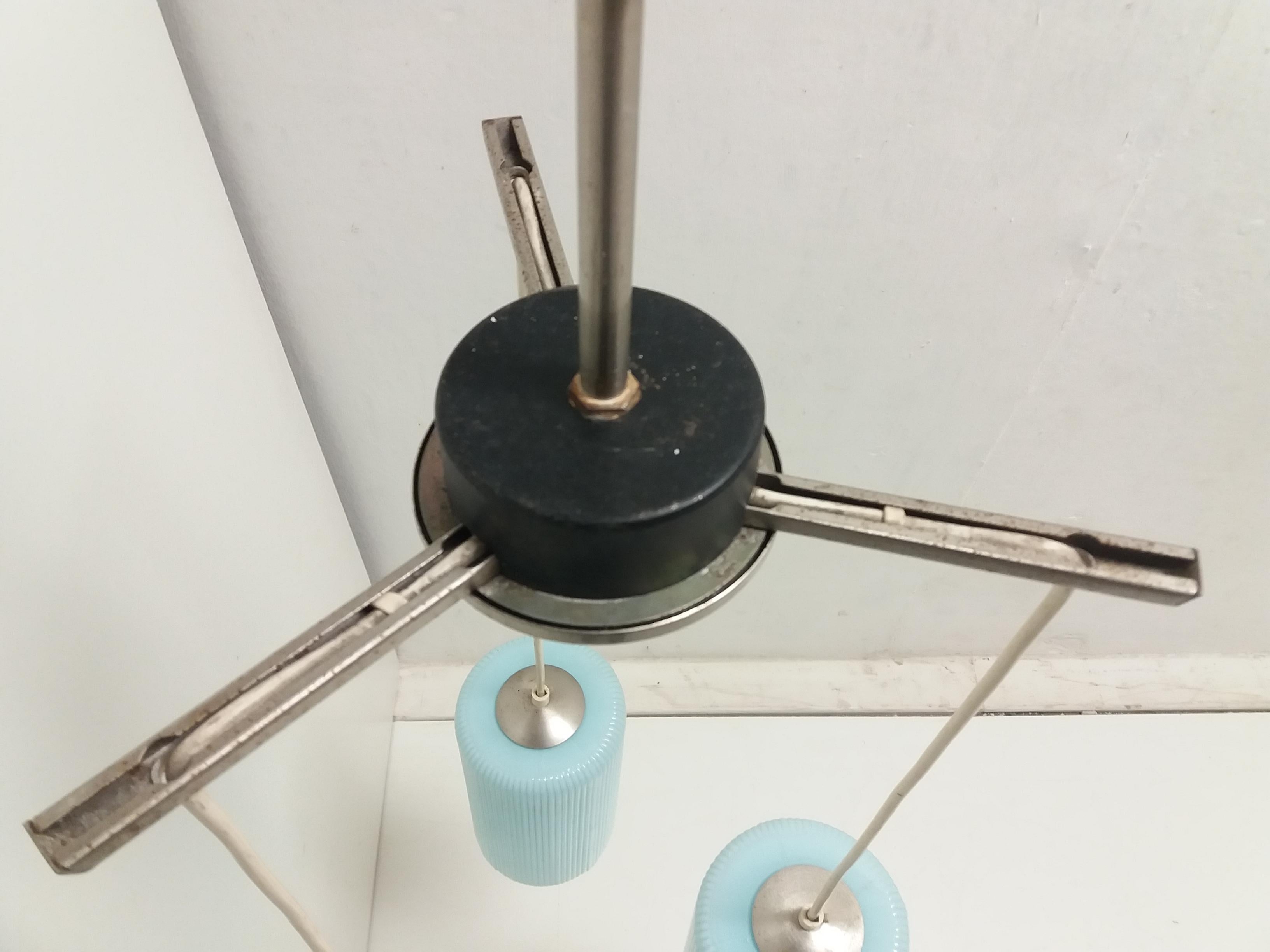 Metà XX secolo Lampadario di design del Medioevo, Drupol, anni '60 in vendita
