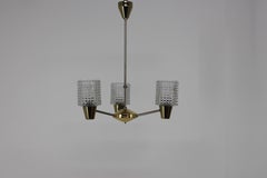 Lampadario di design del Medioevo di Kamenicky Senov, anni '70