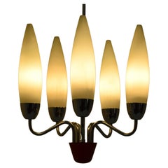 Lampadario di design di metà secolo/Napako, anni '60