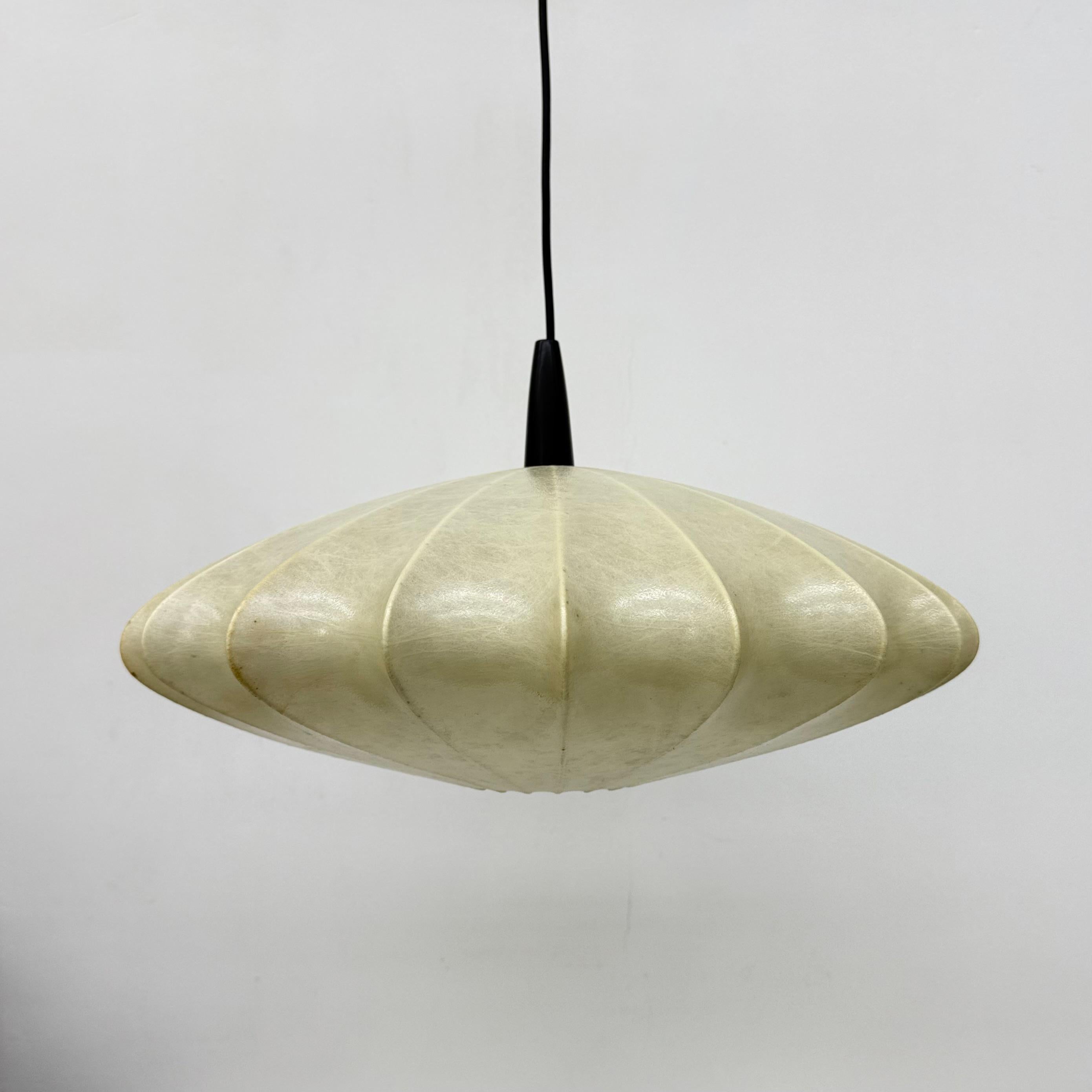 Mid-century design cocoon hanging by George Nelson  lamp , 1970s For Sale 6