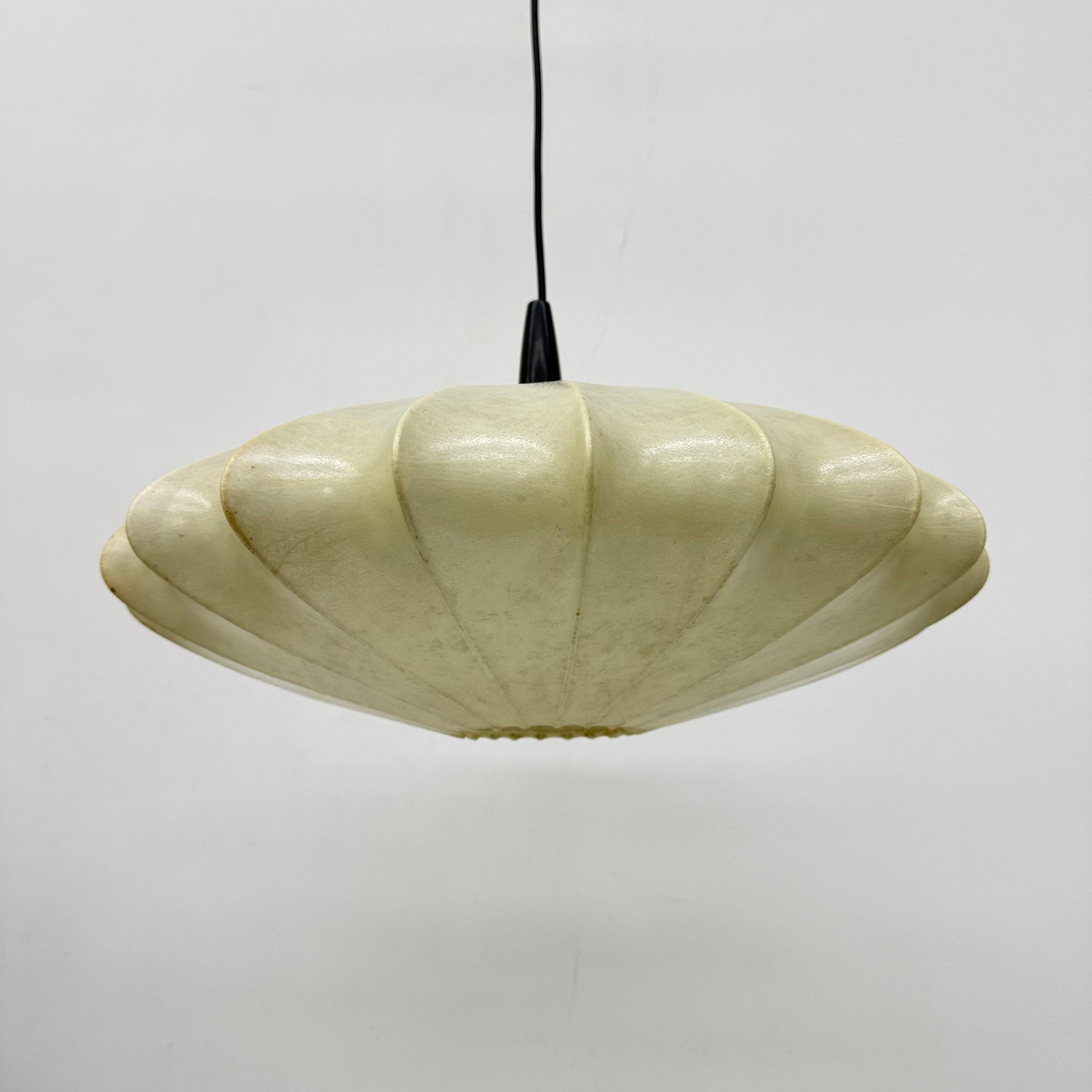 Mid-century design cocoon hanging by George Nelson  lamp , 1970s For Sale 8