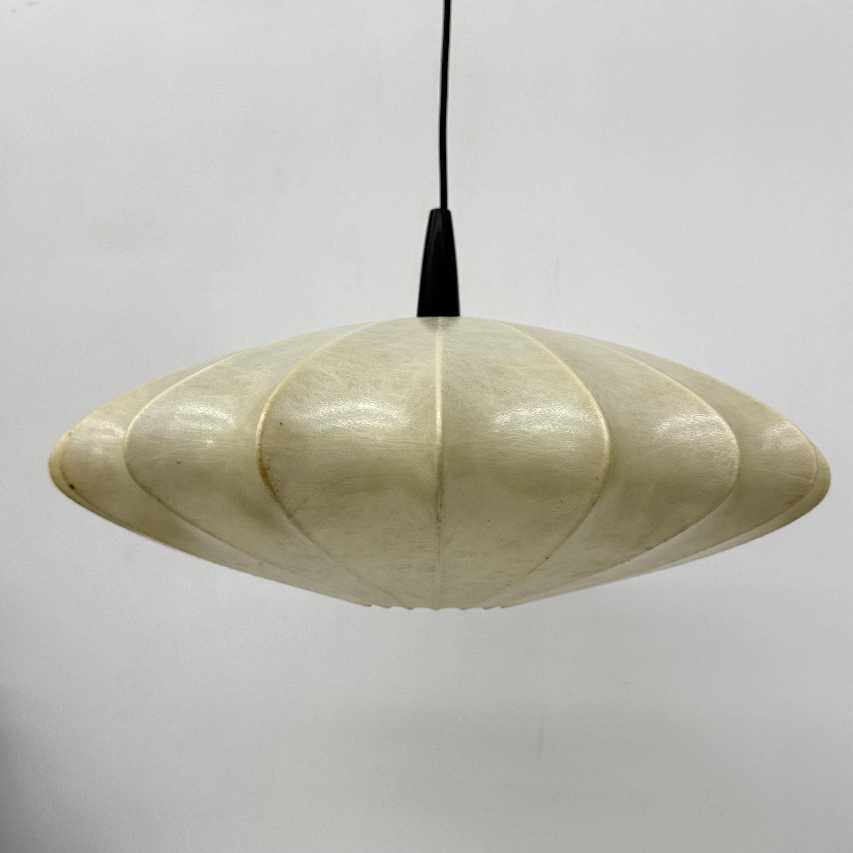 Mid-century design cocoon hanging by George Nelson  lamp , 1970s For Sale 12