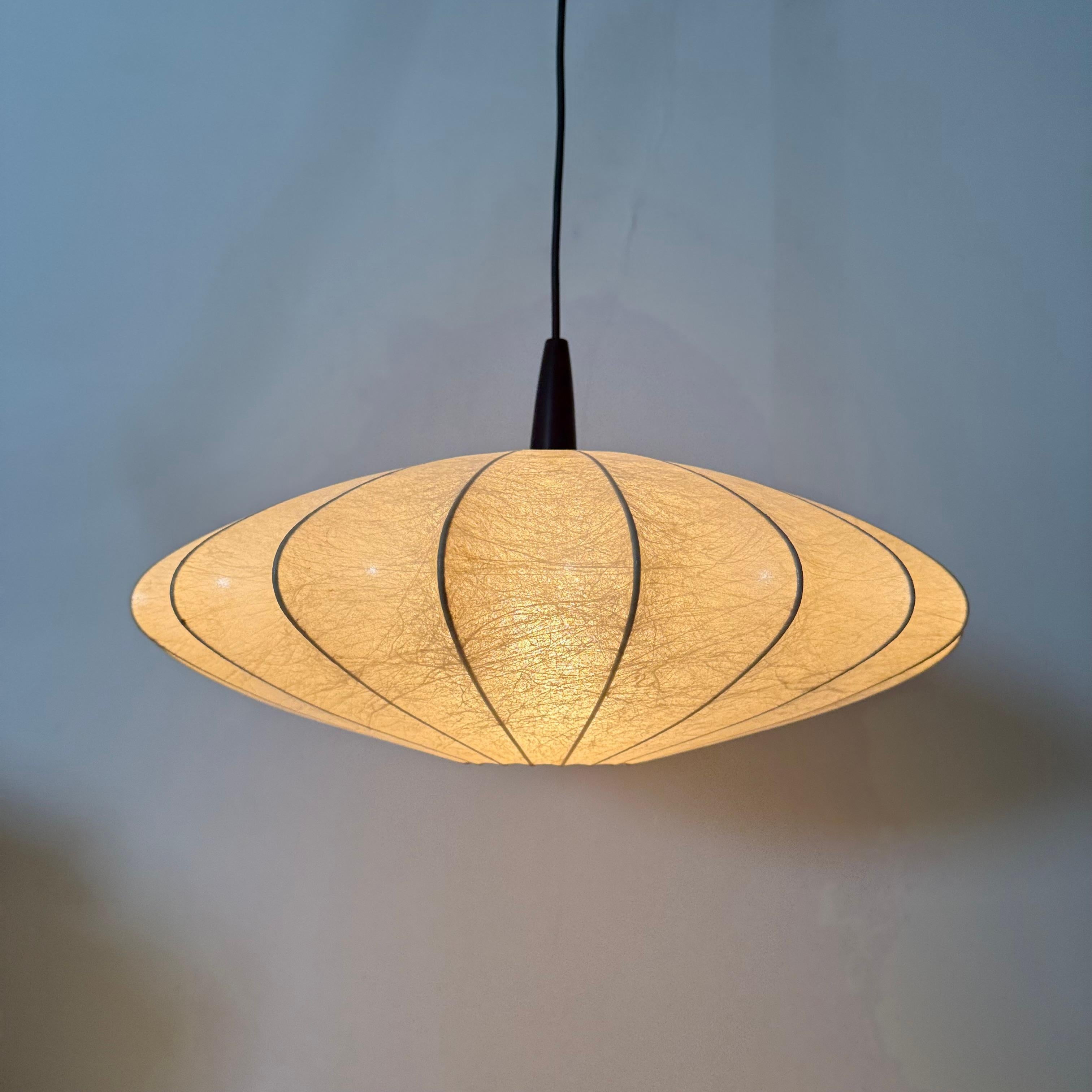 Mid-Century Modern Mid-century design cocoon hanging by George Nelson  lamp , 1970s For Sale
