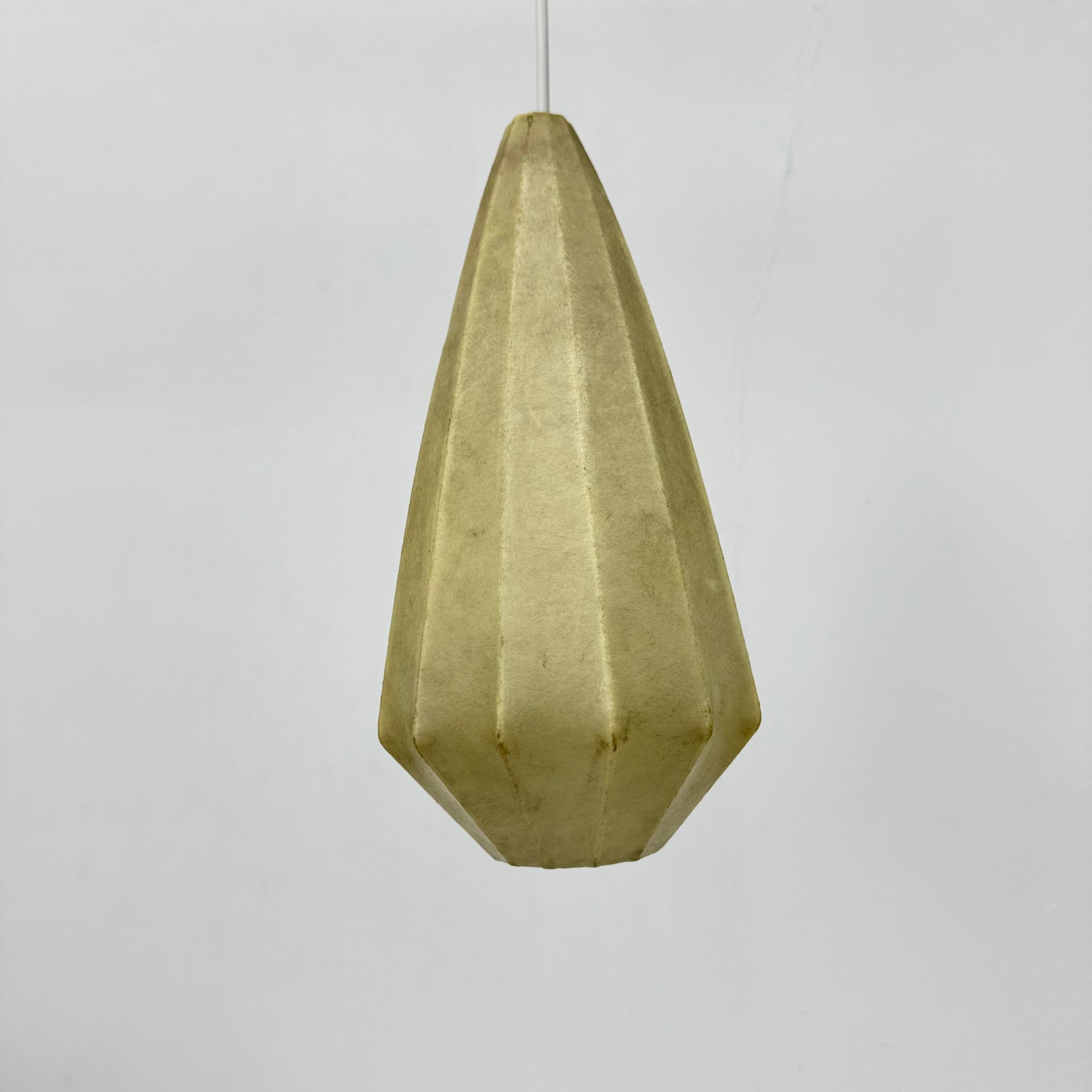 Mid-Century Modern Mid-century design cocoon hanging lamp , 1970s For Sale