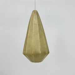 Mid-century design cocoon hanging lamp , 1970s