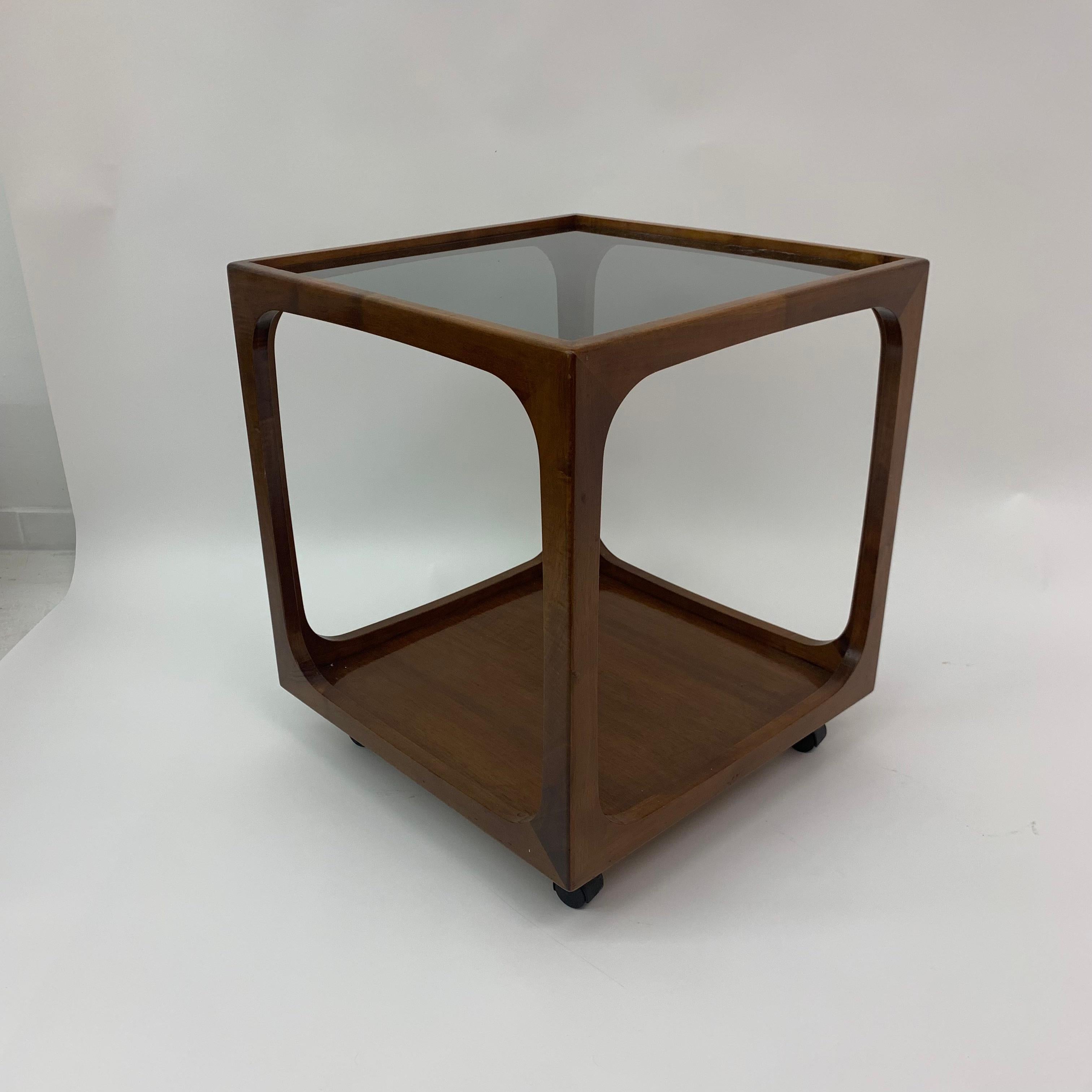 Mid-century design cube side table , 1970’s 1