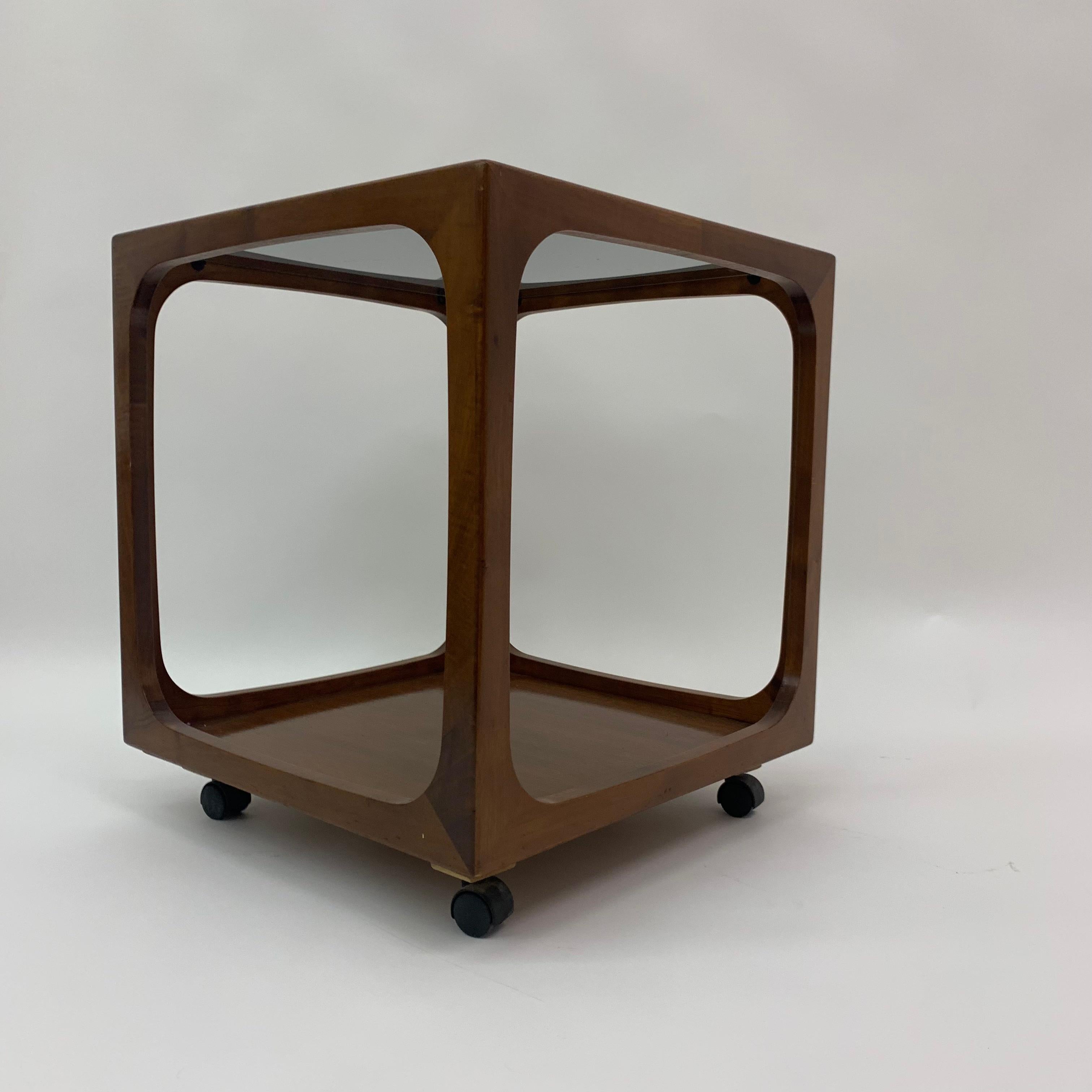 Mid-century design cube side table , 1970’s 2