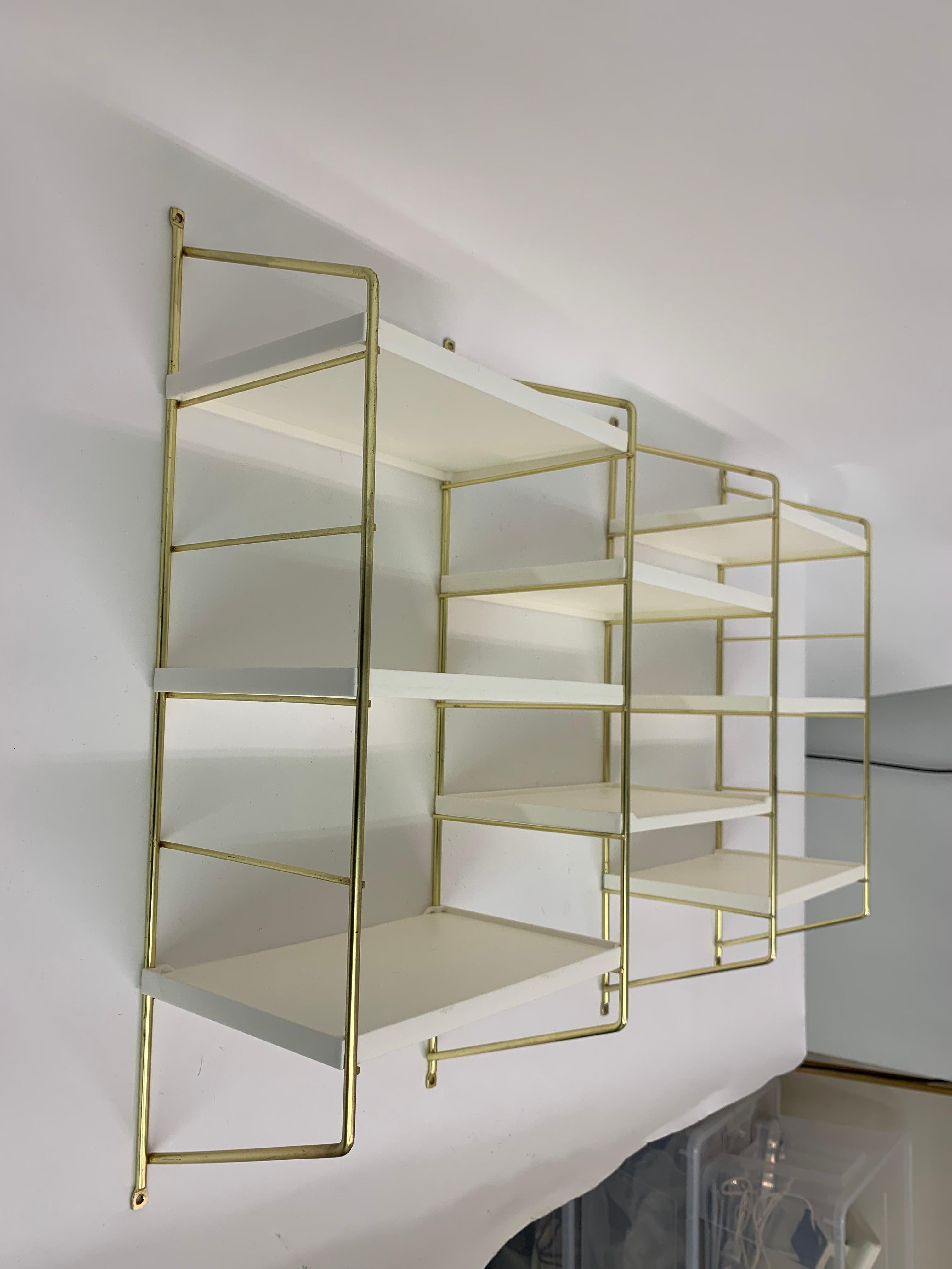 Mid-Century Design Danish Metal Wall Unit, 1970’s For Sale 6