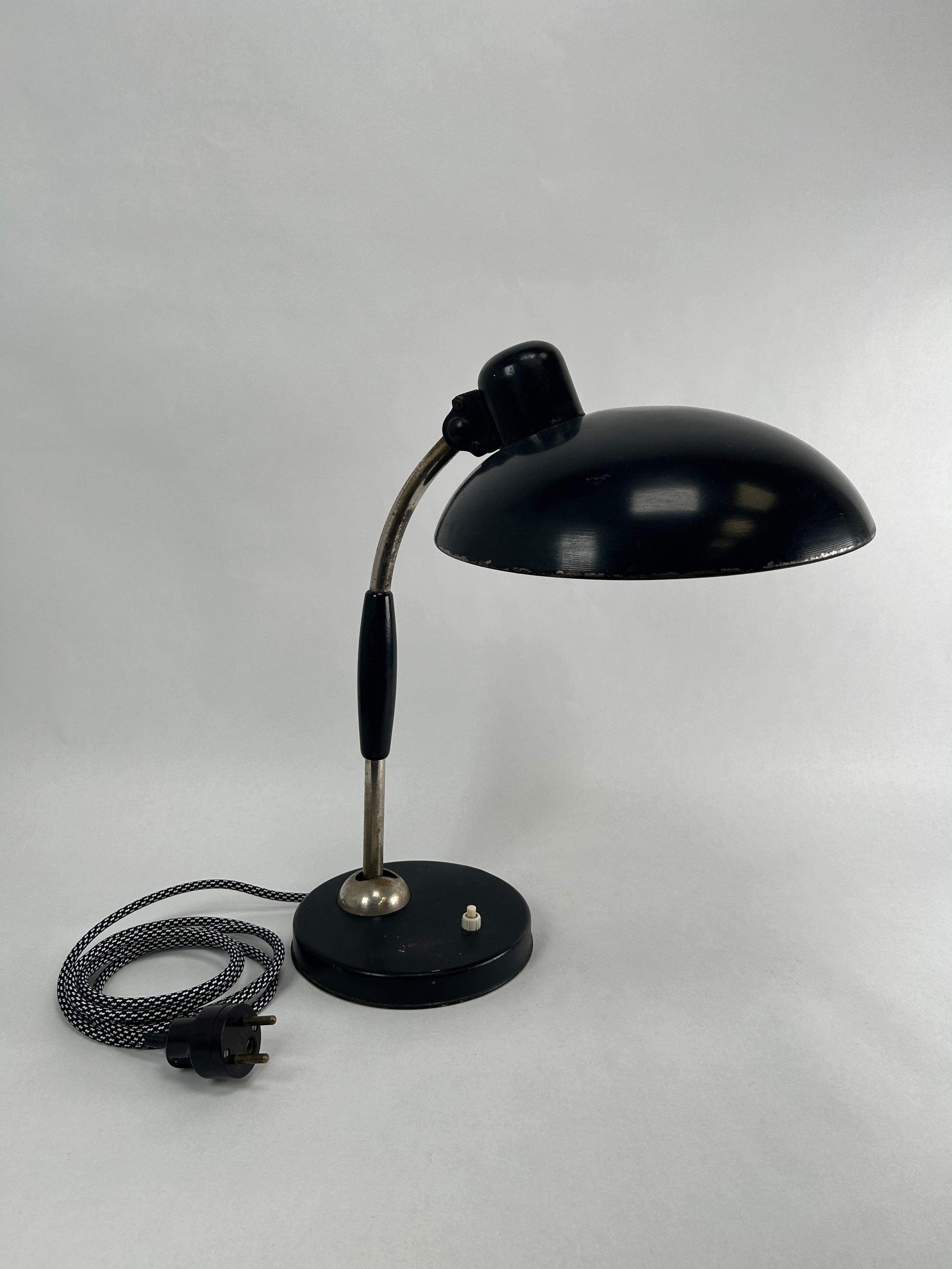 Mid-century design desk lamp by Christian Dell for Escolux Germany For Sale 3