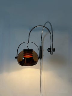 Mid-century design Dijkstra Arc wall lamp , 1970s